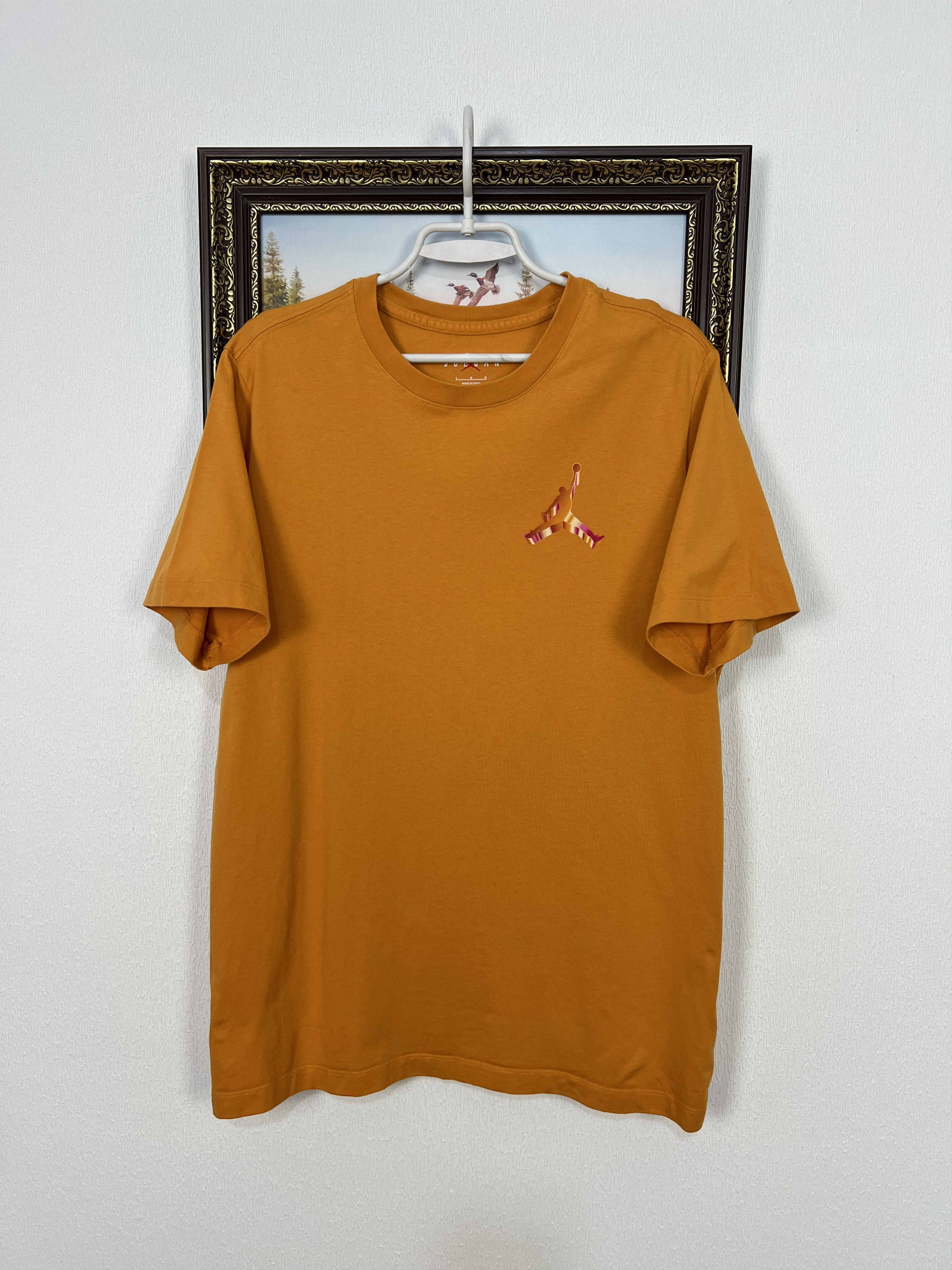 Nike Nike AIR Jordan Jumpman 3D NBA Shirt Orange Mens Jersey Rare Size US L / EU 52-54 / 3 - 3 Thumbnail
