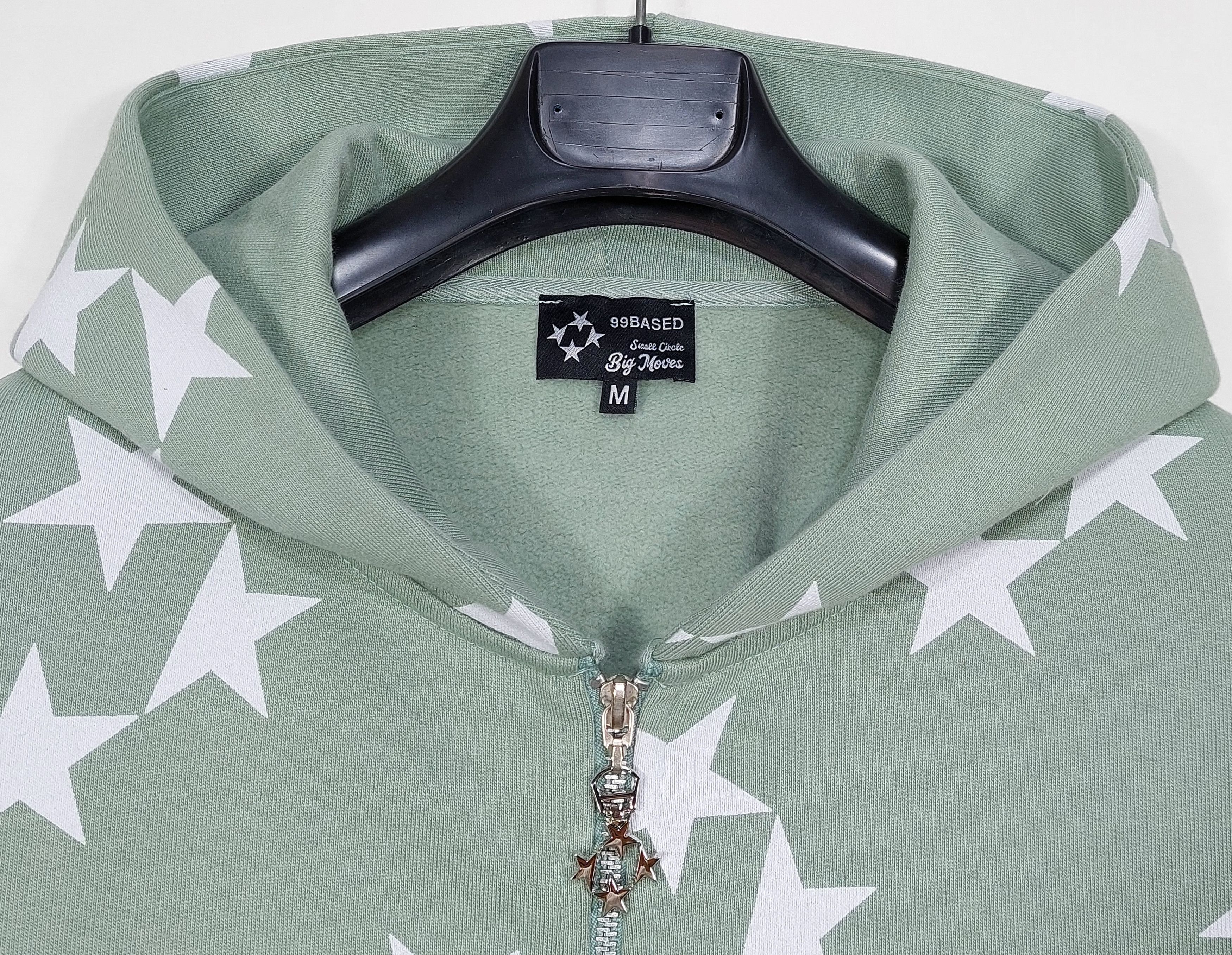 Other 99BASED monogram zip hoodie - turquoise M Size US M / EU 48-50 / 2 - 2 Thumbnail