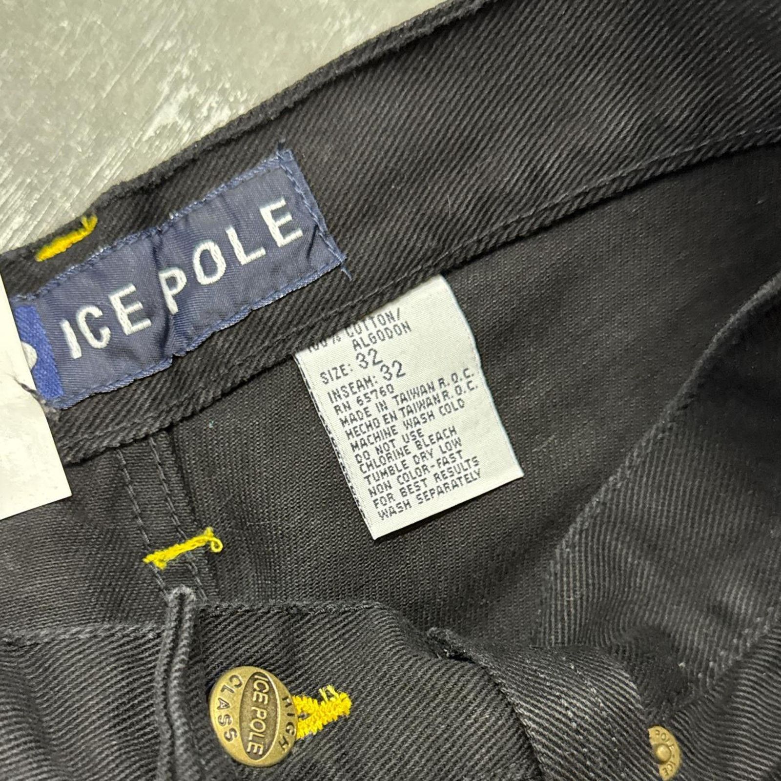 JNCO × Vintage Vintage Y2K Ice Pole Wide Leg Baggy JNCO Style Denim Jeans Size US 32 / EU 48 - 3 Thumbnail