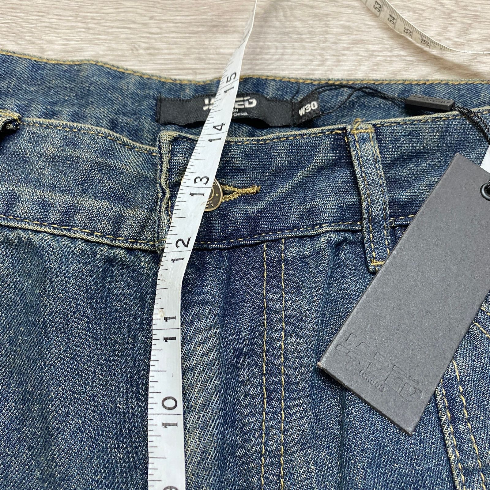 Jaded London NWT Jaded London Skirt Over Trouser Ombre Faded Jeans 30x31 Size US 30 / EU 46 - 7 Thumbnail