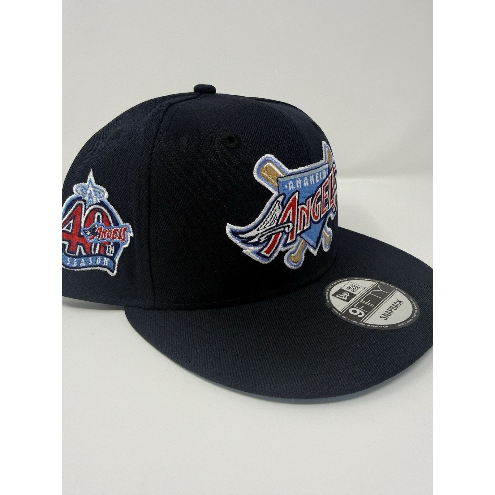 New Era New Era 9FIFTY Anaheim Angels Snapback Hat 40th Season Patch Size ONE SIZE - 2 Thumbnail