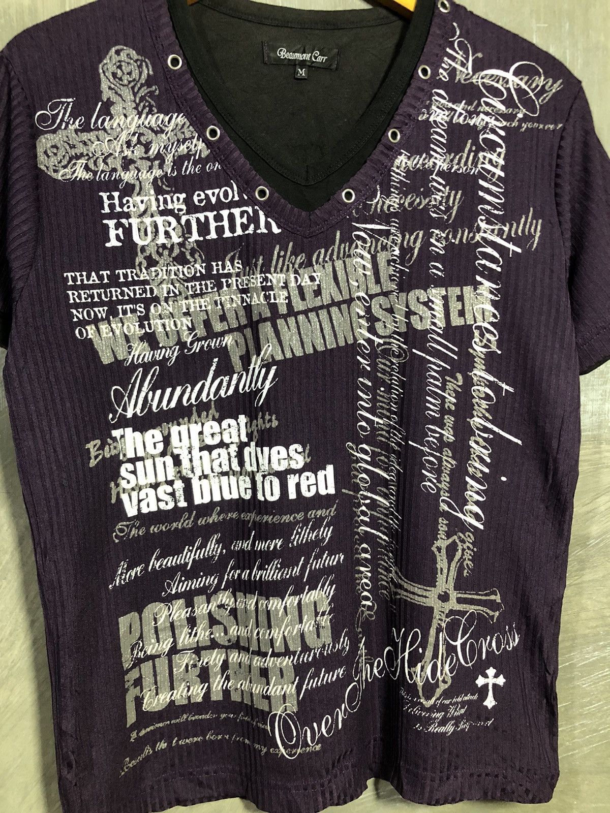 If Six Was Nine × Japanese Brand × Le Grande Bleu (L.G.B.) Y2K Japanese Beaumont Carr Tshirt Size US M / EU 48-50 / 2 - 4 Thumbnail