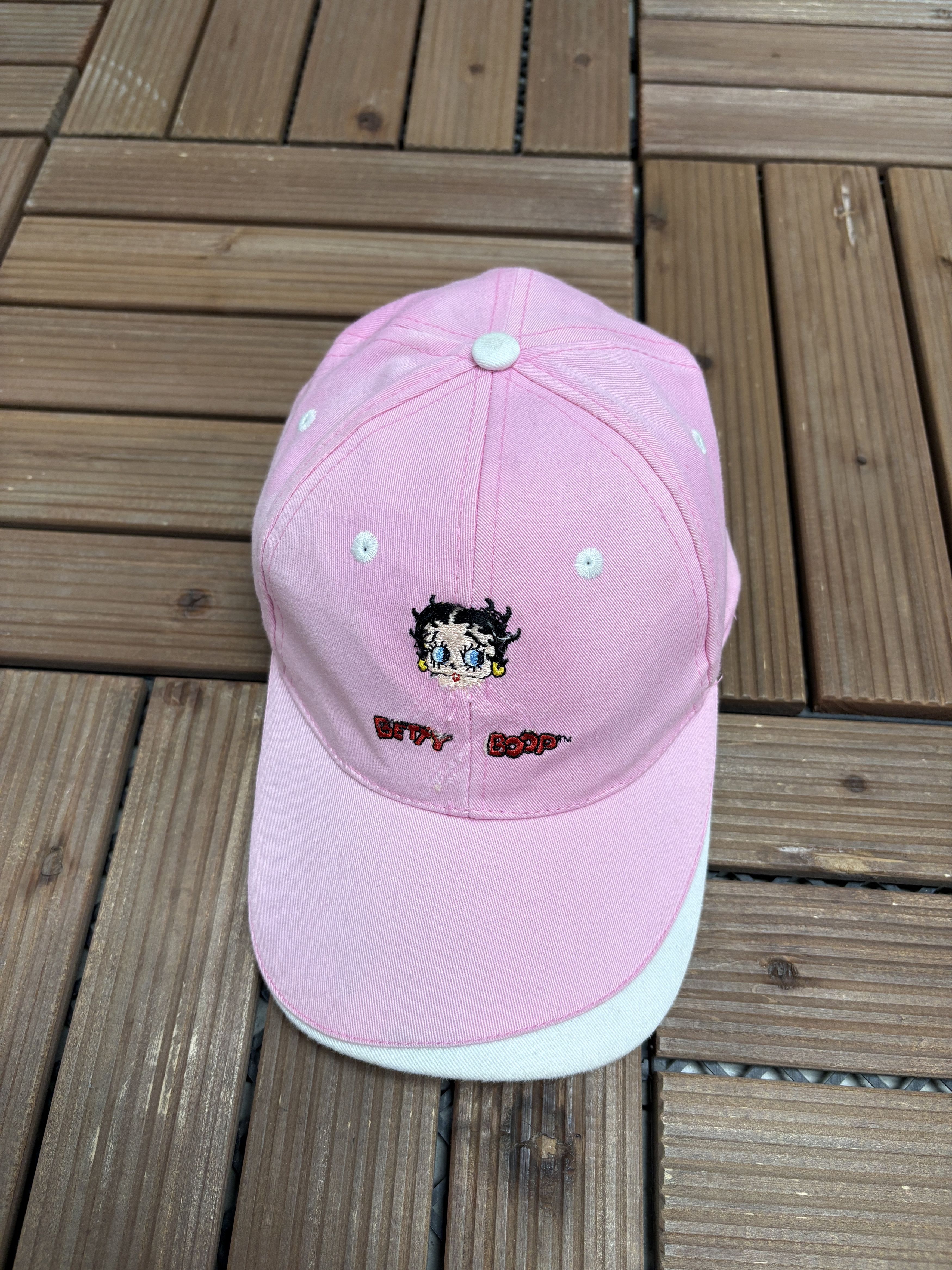 Vintage Betty Boop Embroidered Vintage Pink Hat Cap Size ONE SIZE - 1 Thumbnail