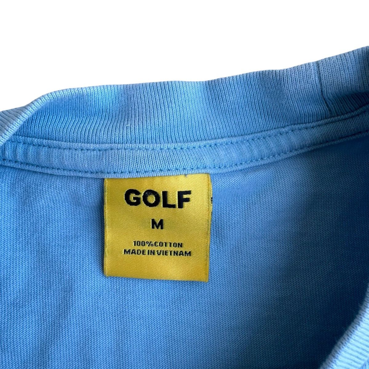 Golf Wang × Tyler The Creator GOLF WANG Tyler The Creator Blue Basic Logo Tee Shirt Size US M / EU 48-50 / 2 - 3 Thumbnail