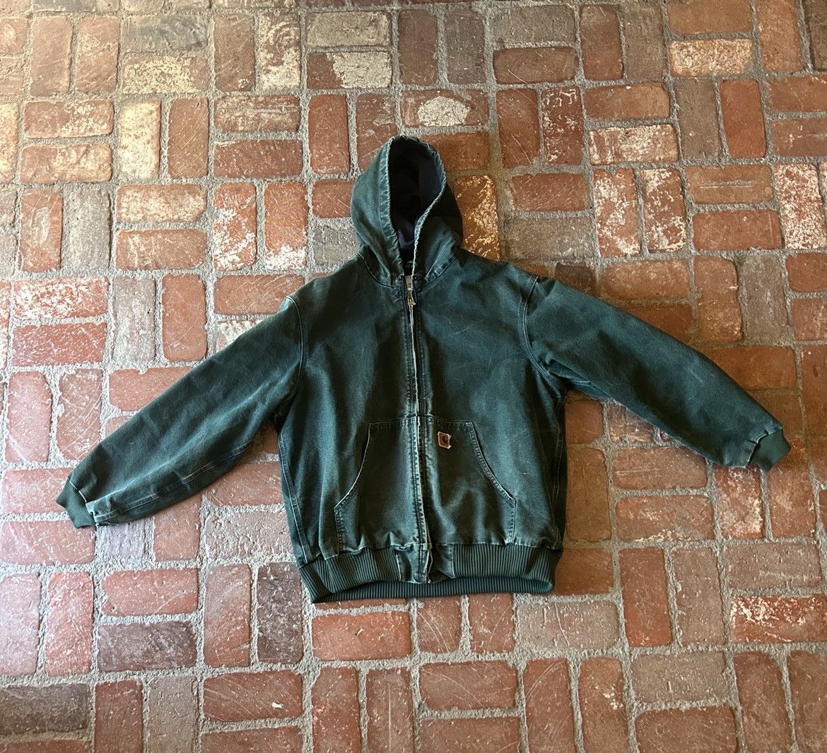 image of Vintage Carhartt Jacket in Green, Men's (Size XL)