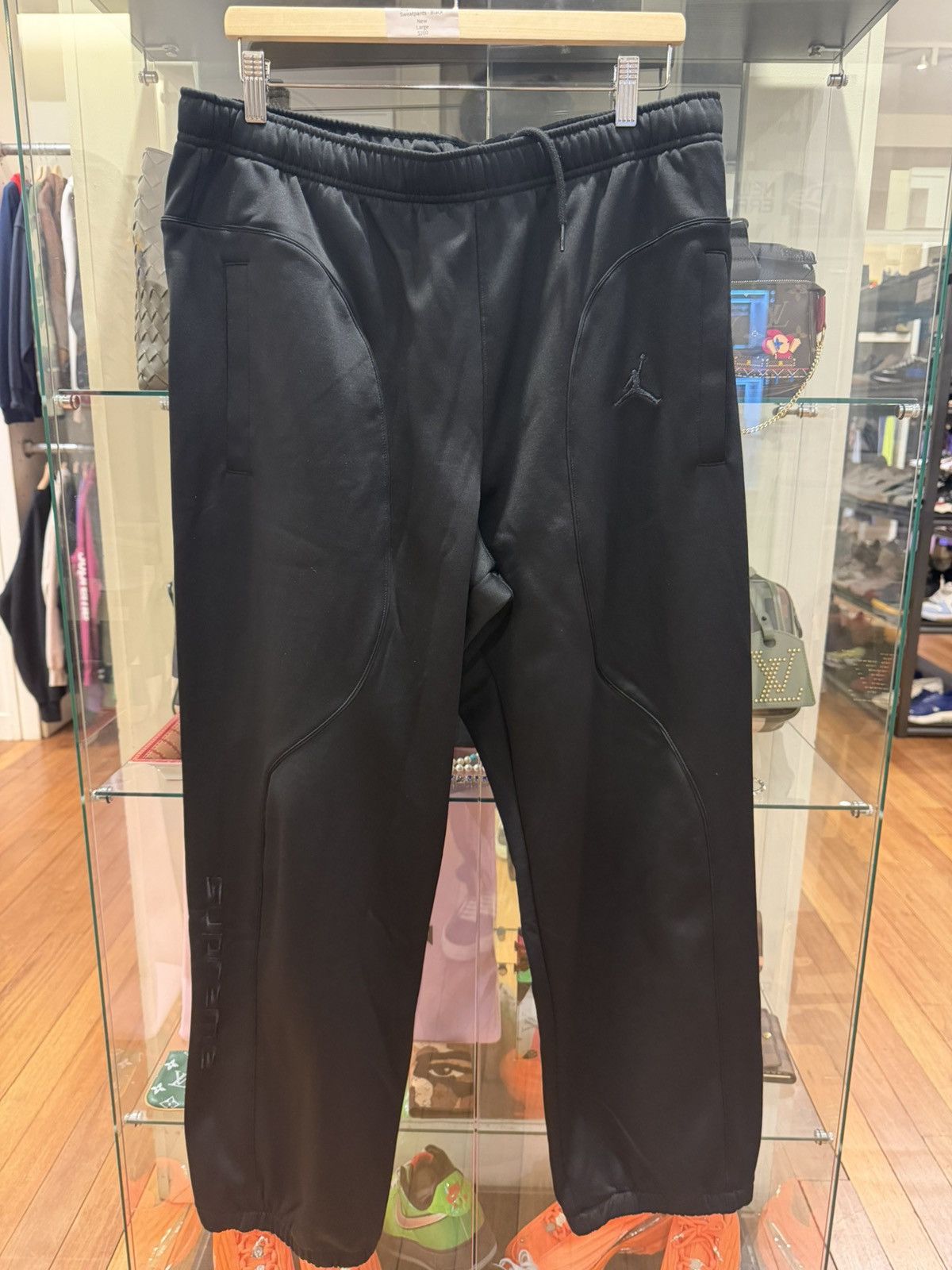 Jordan Brand Supreme x Jordan Sweatpants - Black Size US 36 / EU 52 - 1 Thumbnail