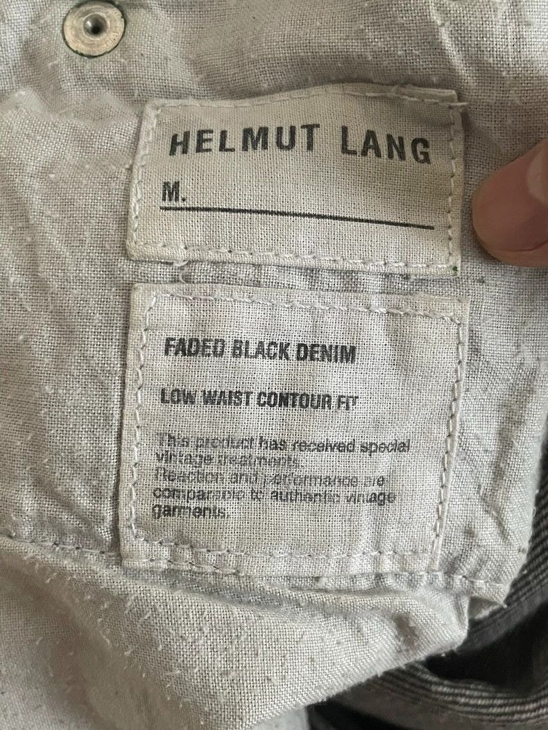 Helmut Lang HELMUT LANG Wash black ripped jeans Size US 27 - 3 Thumbnail