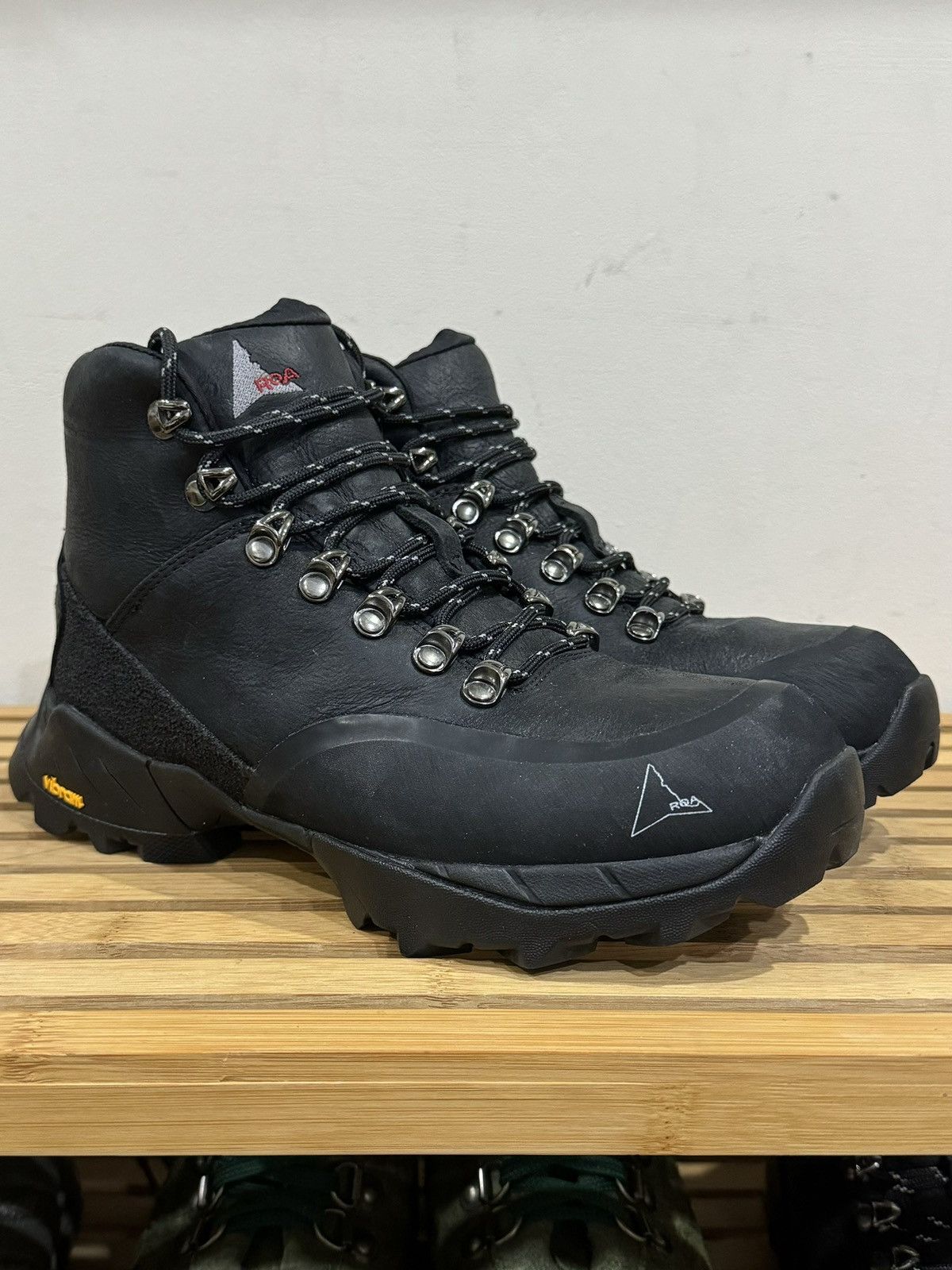 ROA ROA Andreas Black Kudu Leather Hiking Boots 38.5 Grailed
