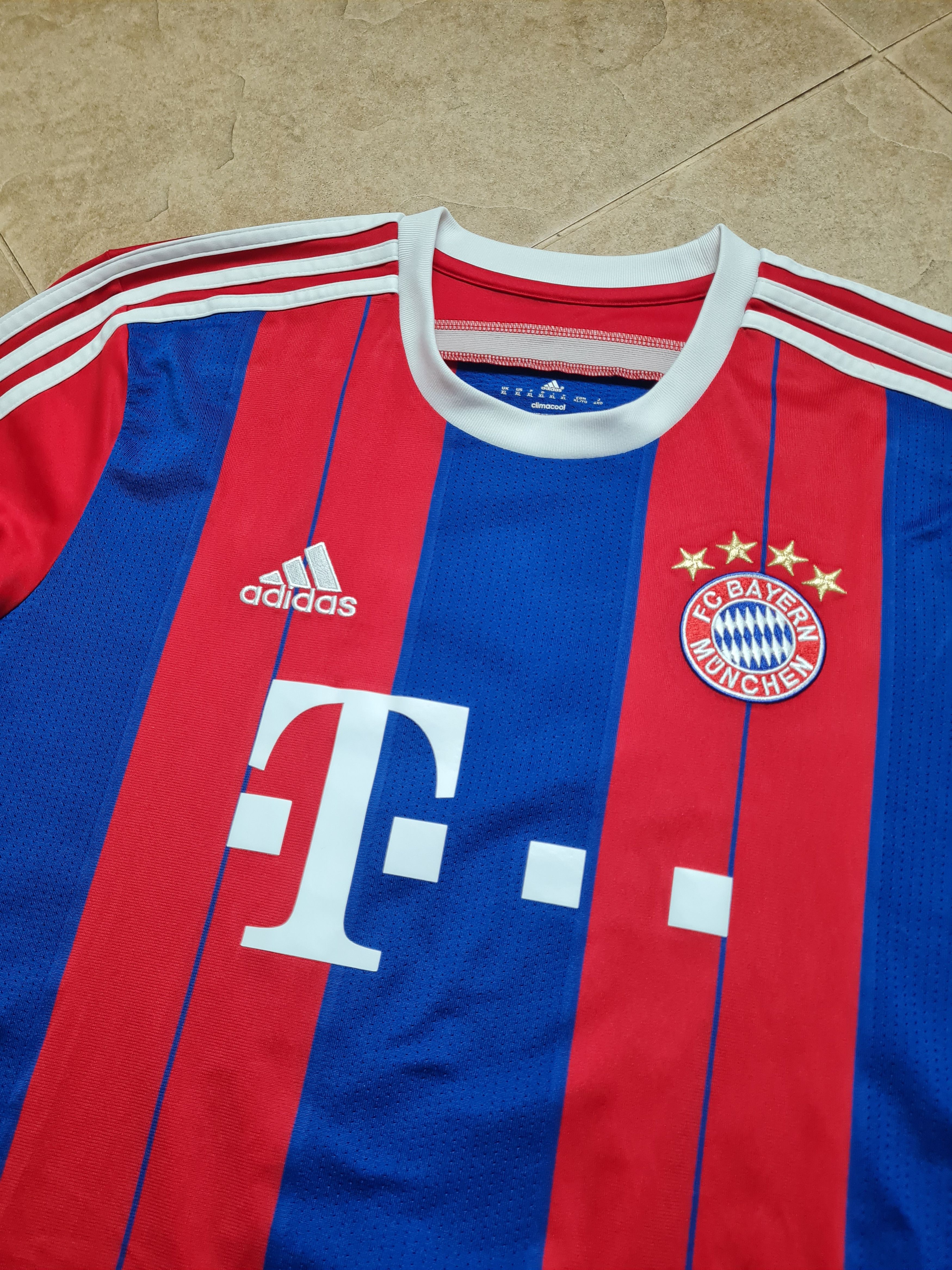 Adidas ADIDAS BAYERN MUNICH 14/15 Shirt 75 Nazif Hajdarovic F48499 Size US XL / EU 56 / 4 - 17 Thumbnail