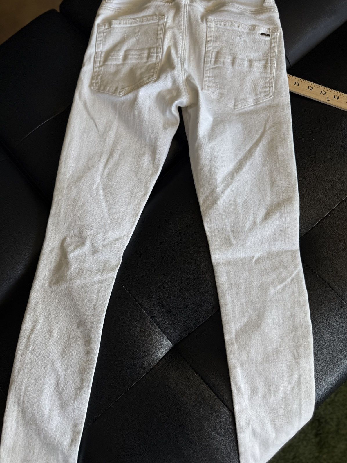 Amiri Amiri Straight Leg White Jeans Size 28 Clean Size US 28 / EU 44 - 21 Thumbnail