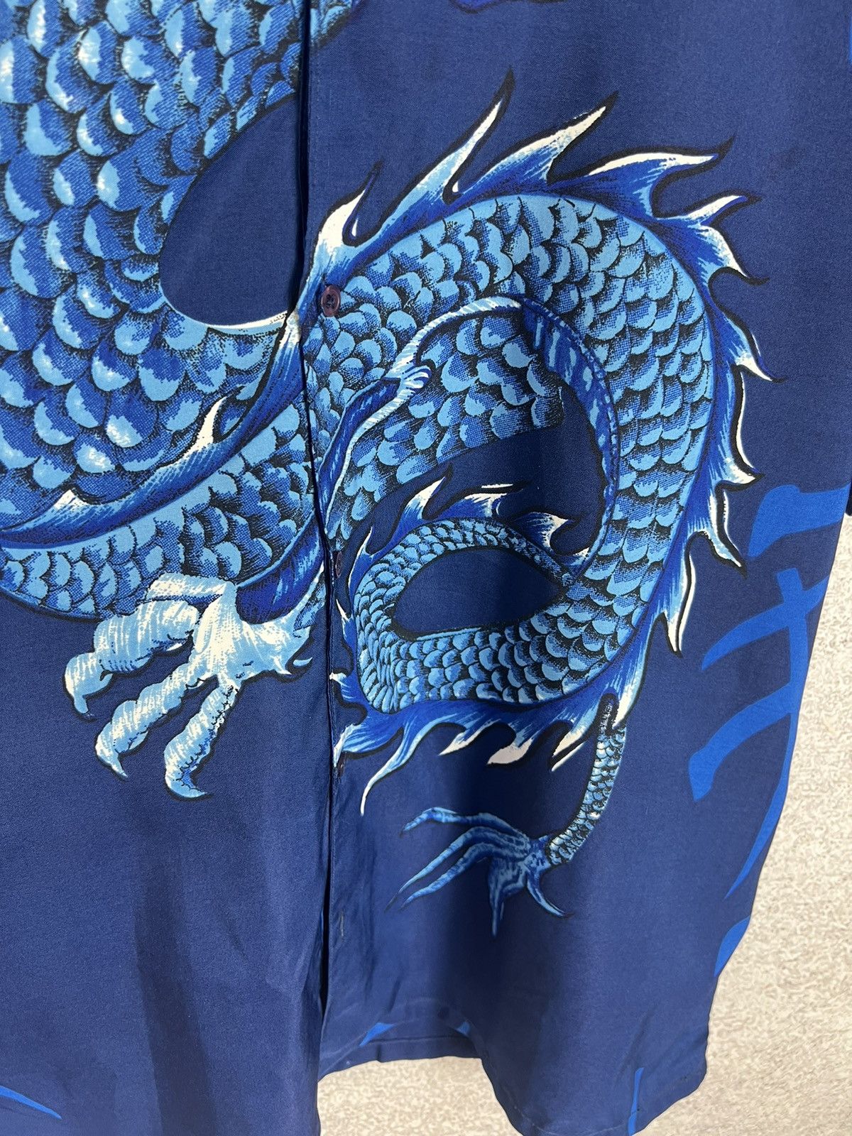 Vintage Vintage Y2K Dragon All Overprinted Crazy Shirt Size US XL / EU 56 / 4 - 9 Thumbnail
