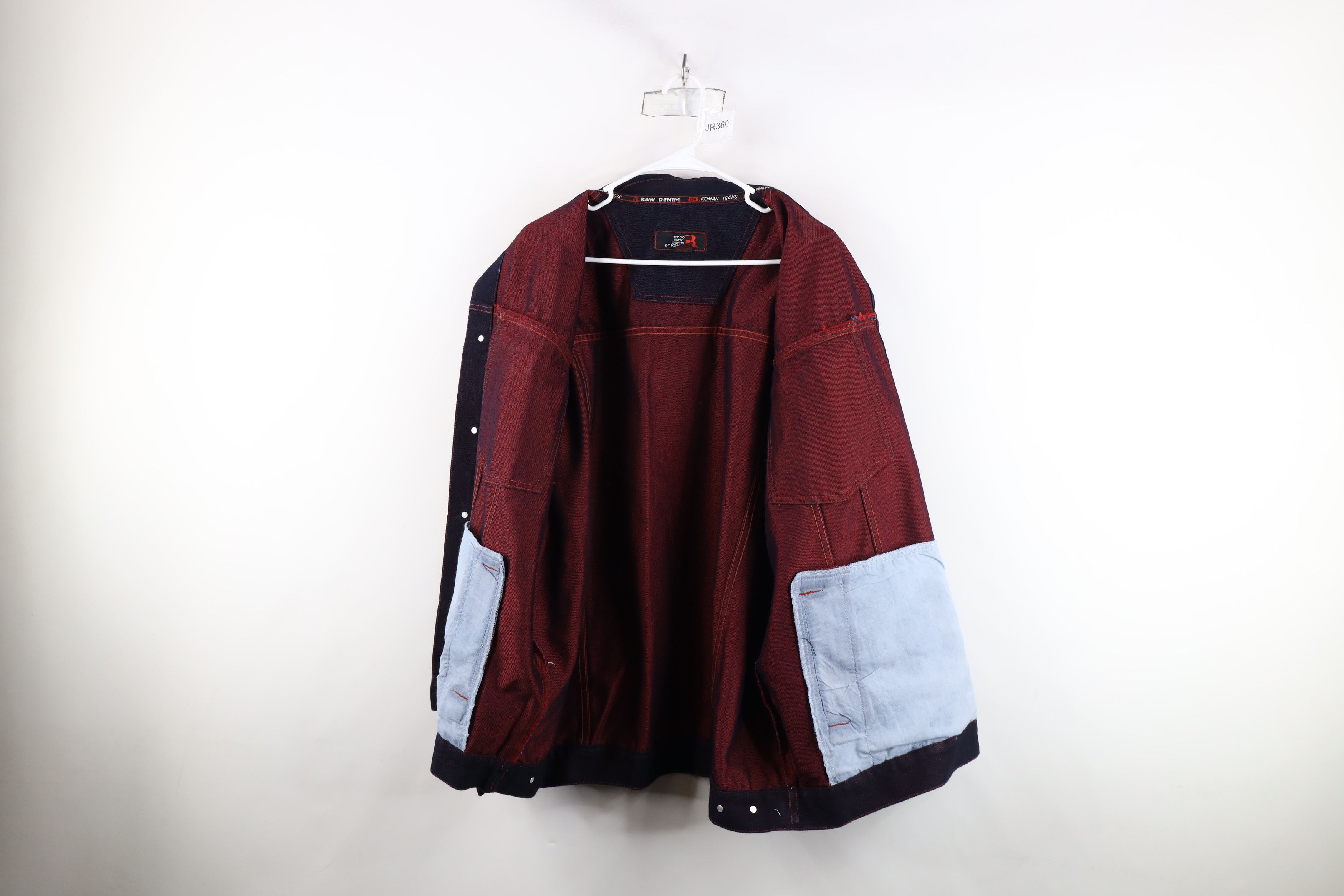 Vintage Vintage 90s Y2K Streetwear Denim Jean Trucker Jacket Indigo Size US XXL / EU 58 / 5 - 10 Thumbnail
