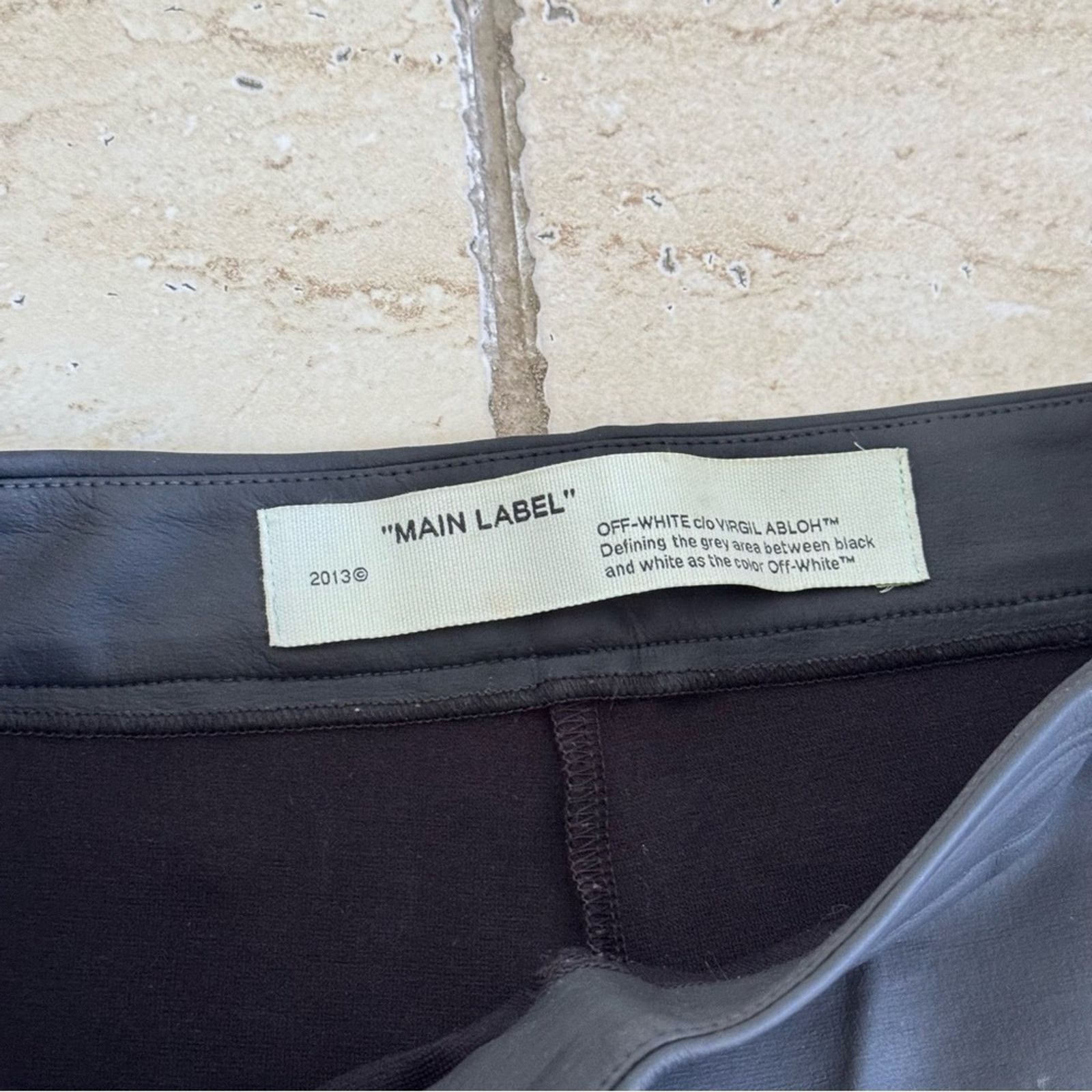 Off-White OFF-WHITE Cropped Leggings, Size 38, Authentic Size 38" / US 16 / IT 52 - 7 Thumbnail
