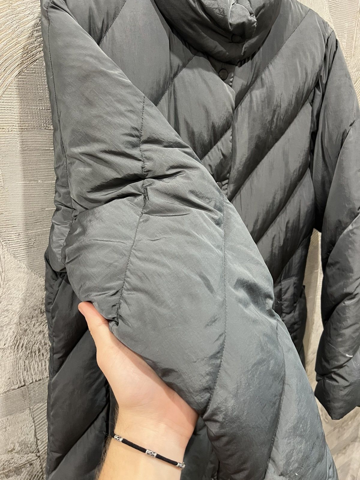Moncler Moncler vintage down jacket long puffer silver grey 90’s Size M / US 6-8 / IT 42-44 - 2 Thumbnail