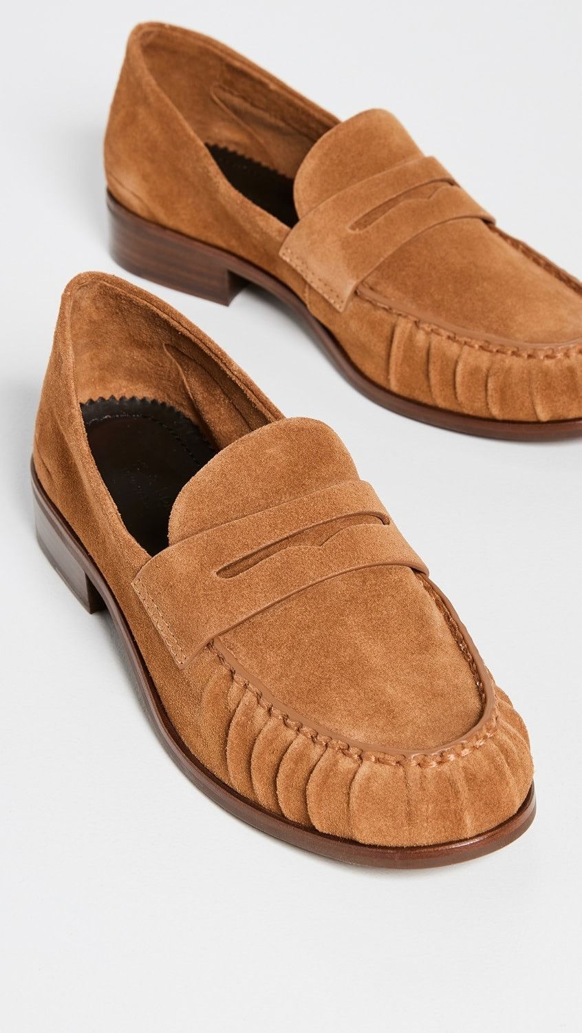 Rag & Bone Sid Loafers – Tobacco Suede