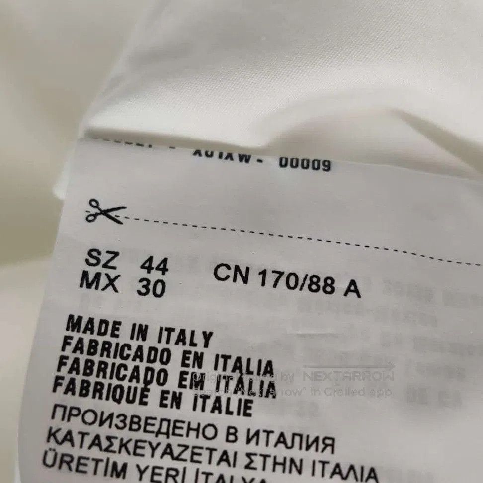 Prada Prada Classic Cotton Dress in White . Size L / US 10 / IT 46 - 4 Thumbnail