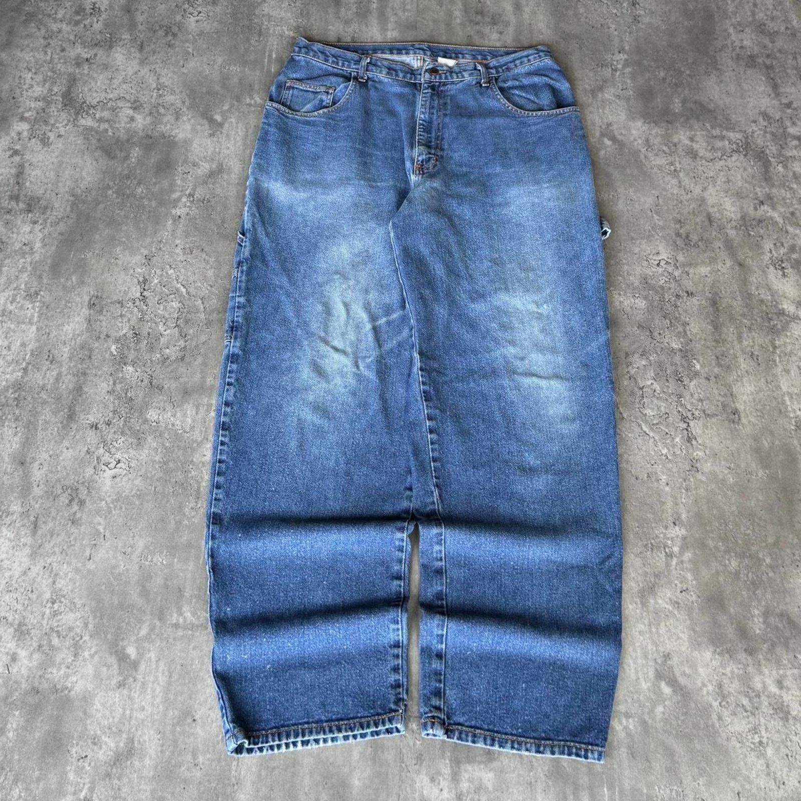 Carhartt × Vintage Vintage 90s Carhartt Style Baggy Opium Carpenter Jeans Size US 35 - 2 Thumbnail