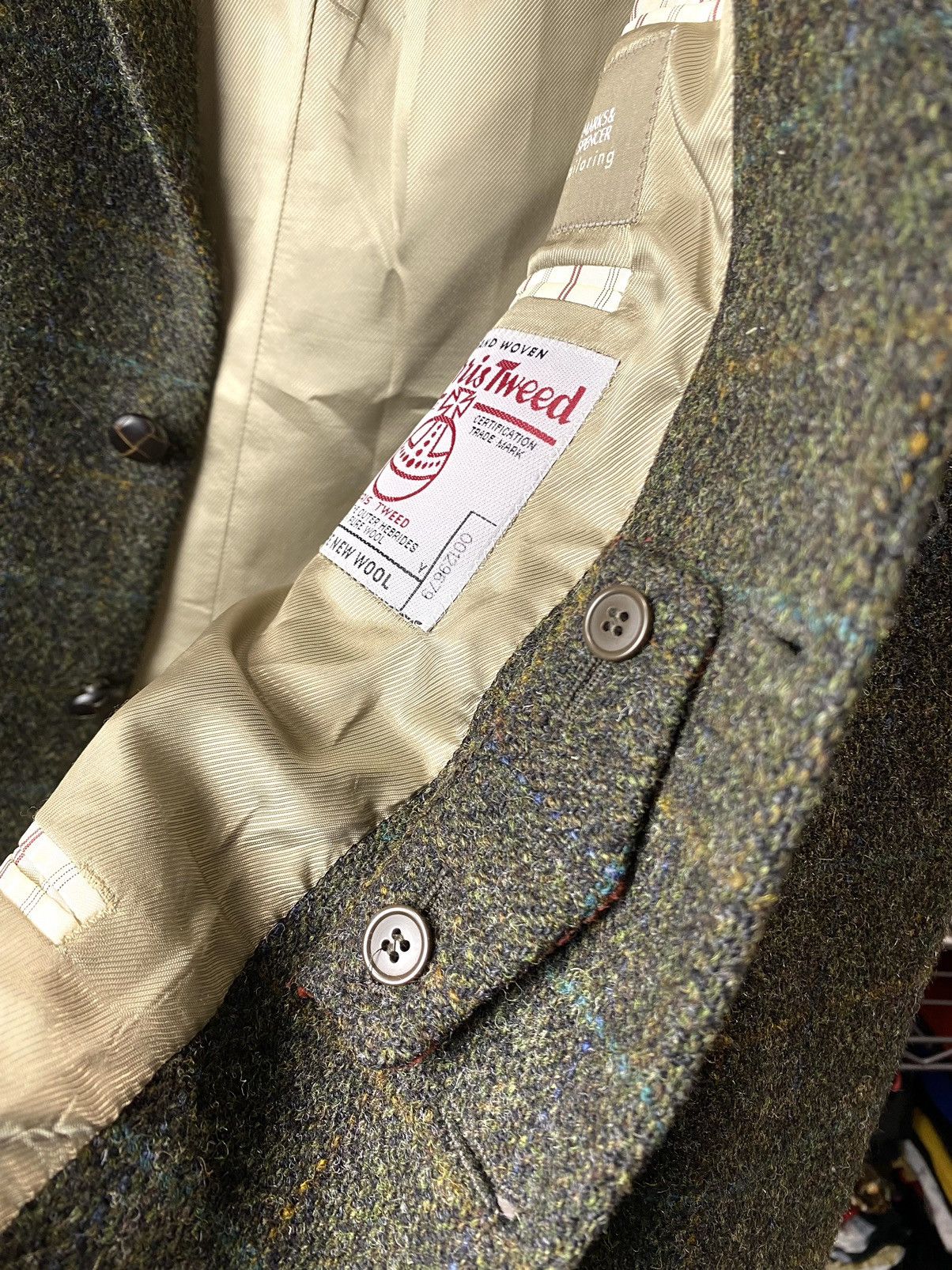 Harris Tweed Vintage Harris Tweed Pure Wool Jacket Blazer Size US XL / EU 56 / 4 - 8 Thumbnail