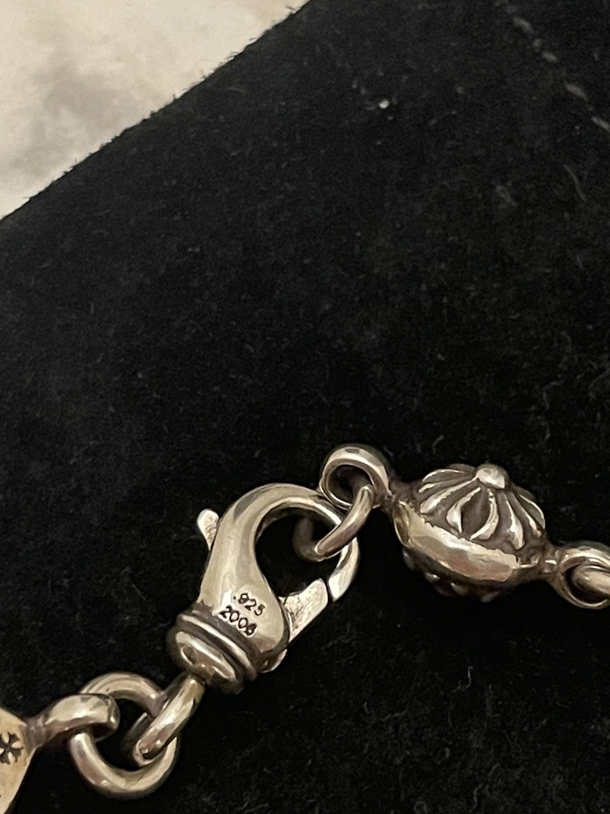 Chrome Hearts RARE ! Chrome hearts dice and crossball bracelet 7” long Size ONE SIZE - 21 Thumbnail