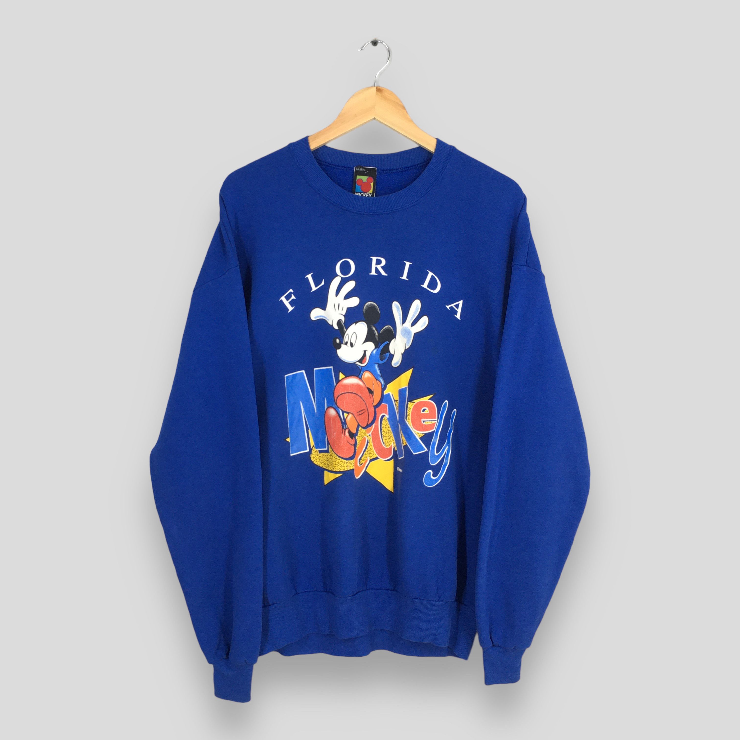 Cartoon Network Vintage Mickey Mouse Blue Sweatshirt XLarge Size US XL / EU 56 / 4 - 1 Thumbnail