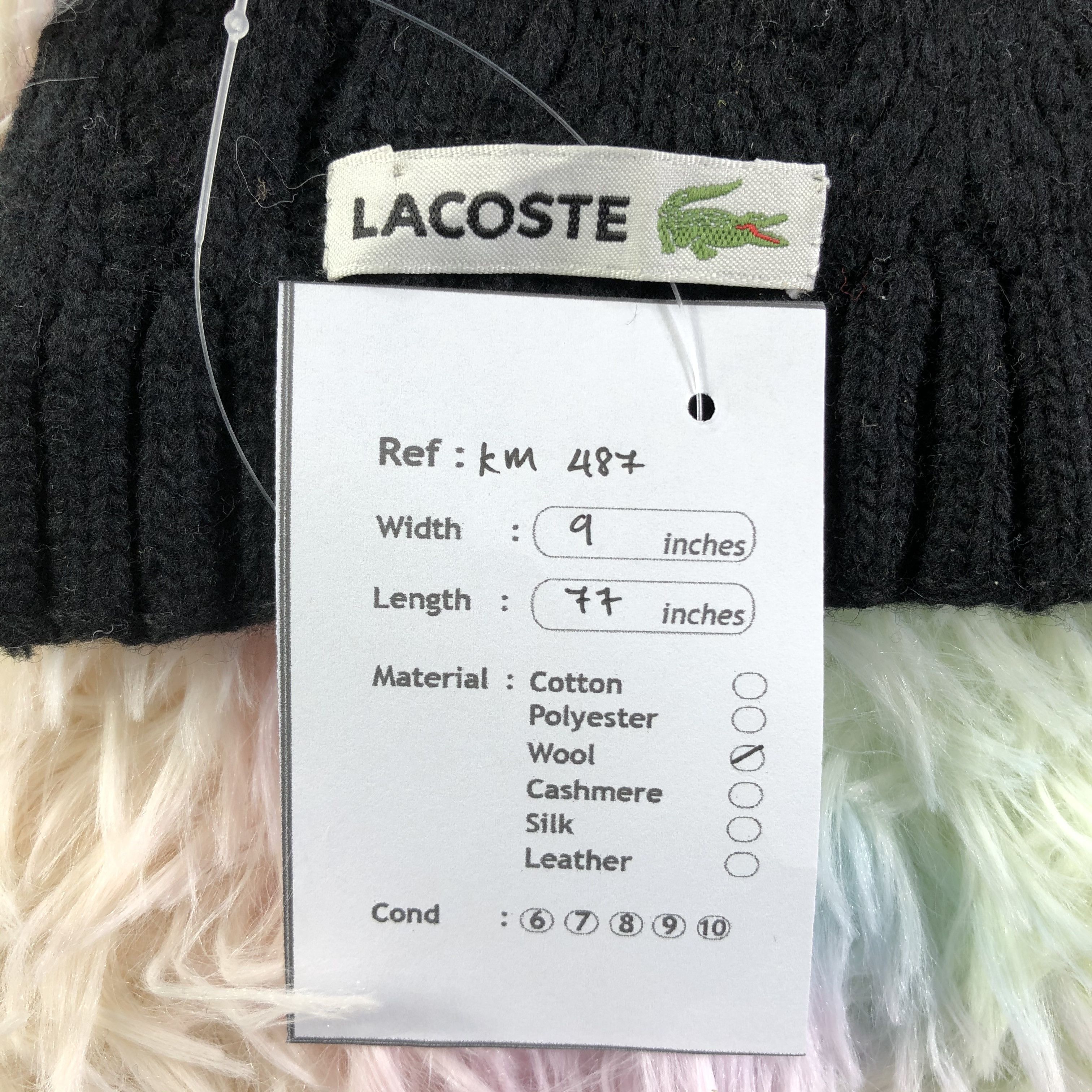Lacoste Lacoste Scarf / Muffler / Neckwear - KM487 Size ONE SIZE - 6 Thumbnail