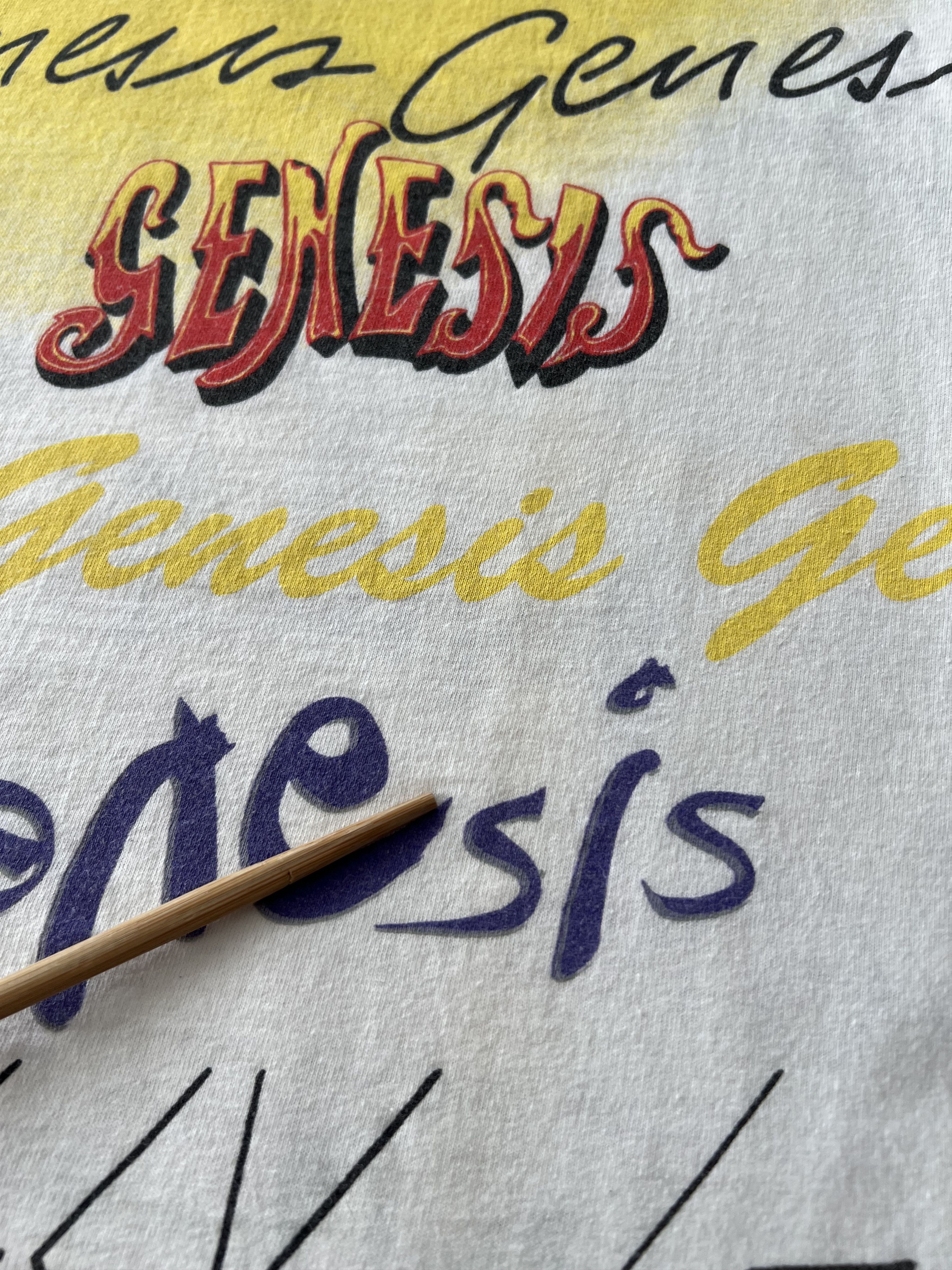 Band Tees Vintage 1992 Genesis Pop Rock Tour Phil Collins AOP T-shirt Size US L / EU 52-54 / 3 - 8 Thumbnail
