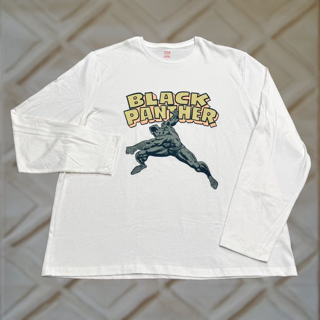 Essentials Amazon Essentials Marvel Black Panther Graphic T-Shirt XL White Long Sleeve Tee Men XS? Size US XL / EU 56 / 4 - 1 Thumbnail