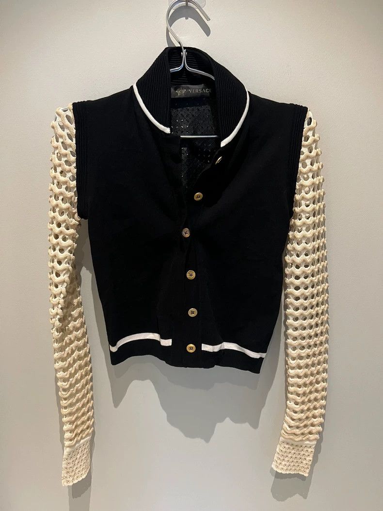 Versace Versace Hand-cut-out sheepskin short coat Size M / US 6-8 / IT 42-44 - 1 Thumbnail
