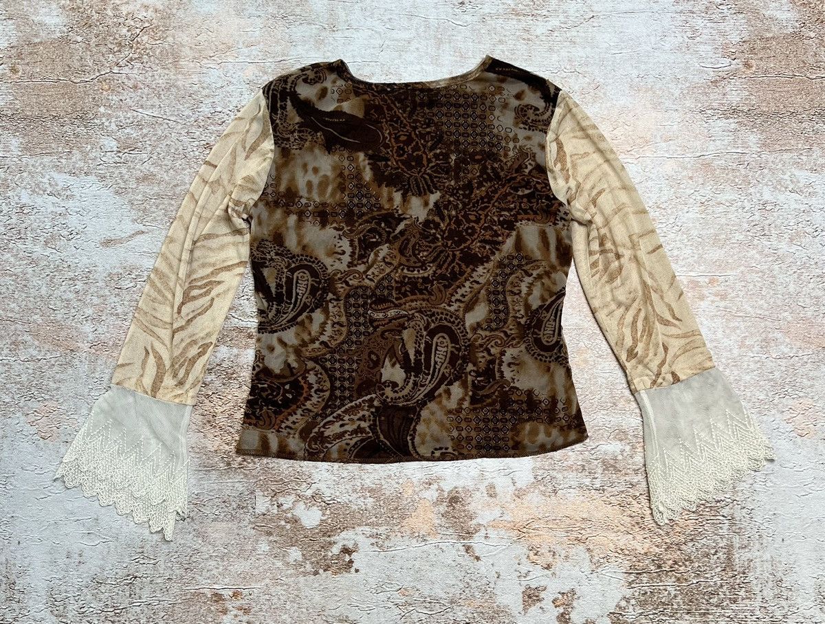 Japanese Brand Vintage mesh long sleeve with flare sleeves Size S / US 4 / IT 40 - 6 Thumbnail