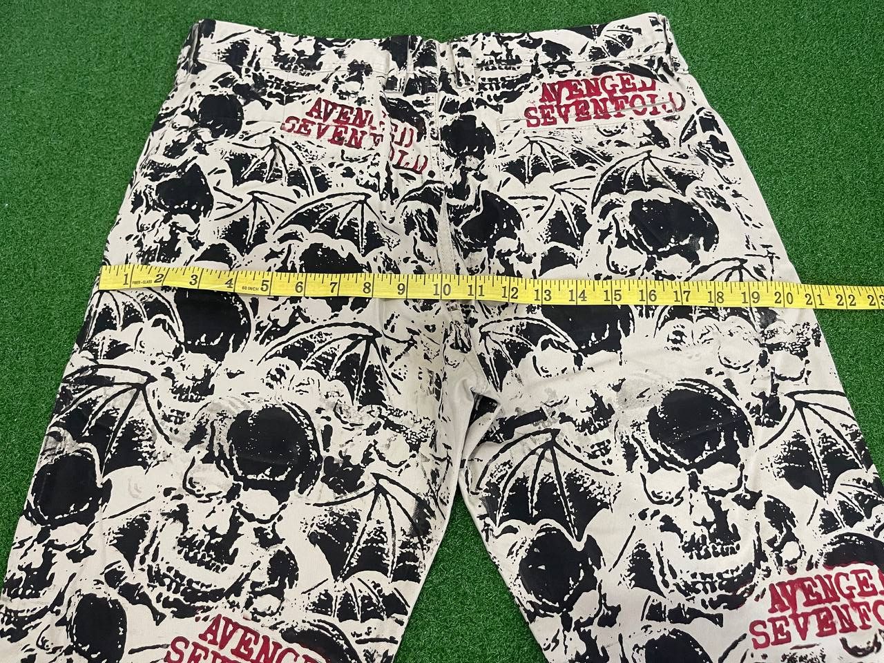 Handmade × Vintage Avenged Sevenfold Band Custom Print Handmade Limited Vintage Size US 31 - 14 Thumbnail