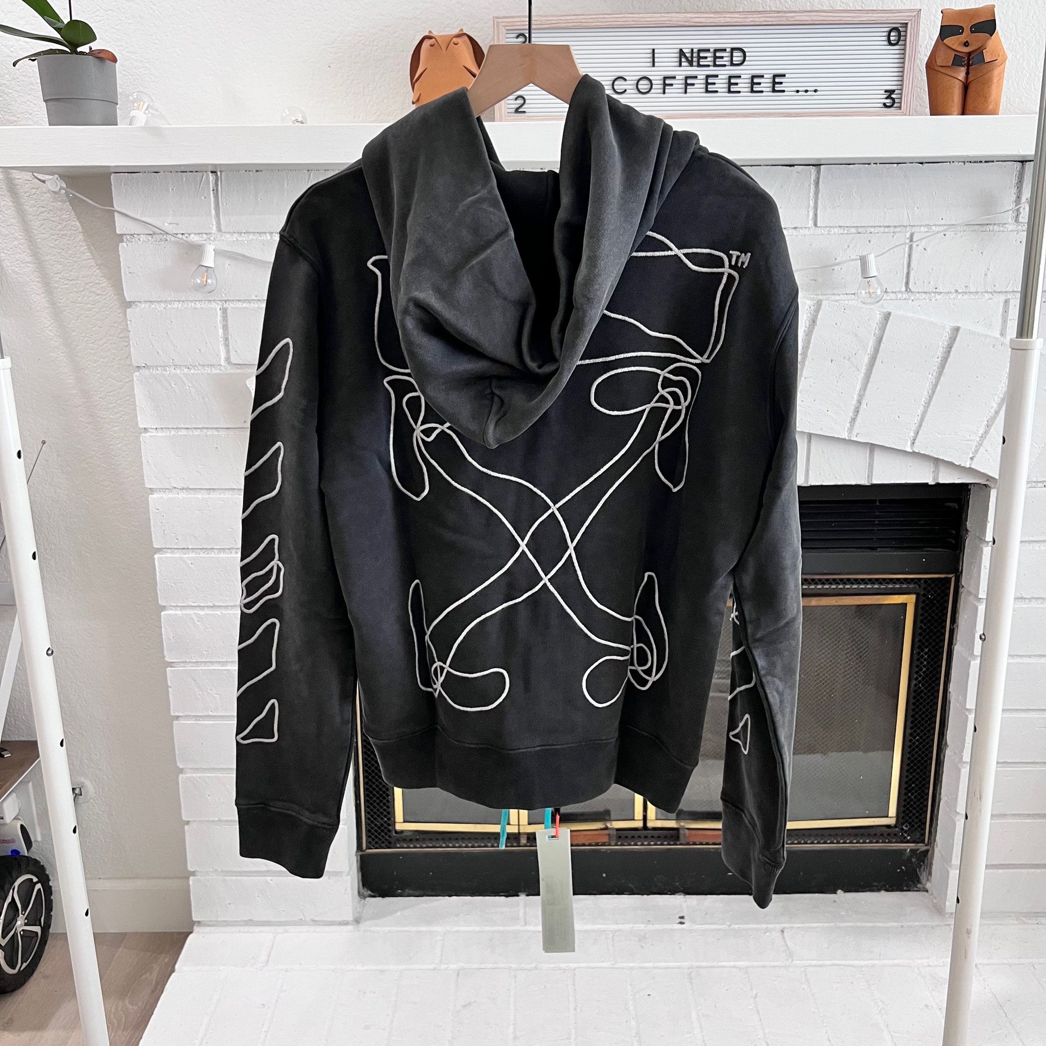 Off-White Off-white Arrows Extended Lace Full Zip Hooded Jacket Size US M / EU 48-50 / 2 - 2 Thumbnail