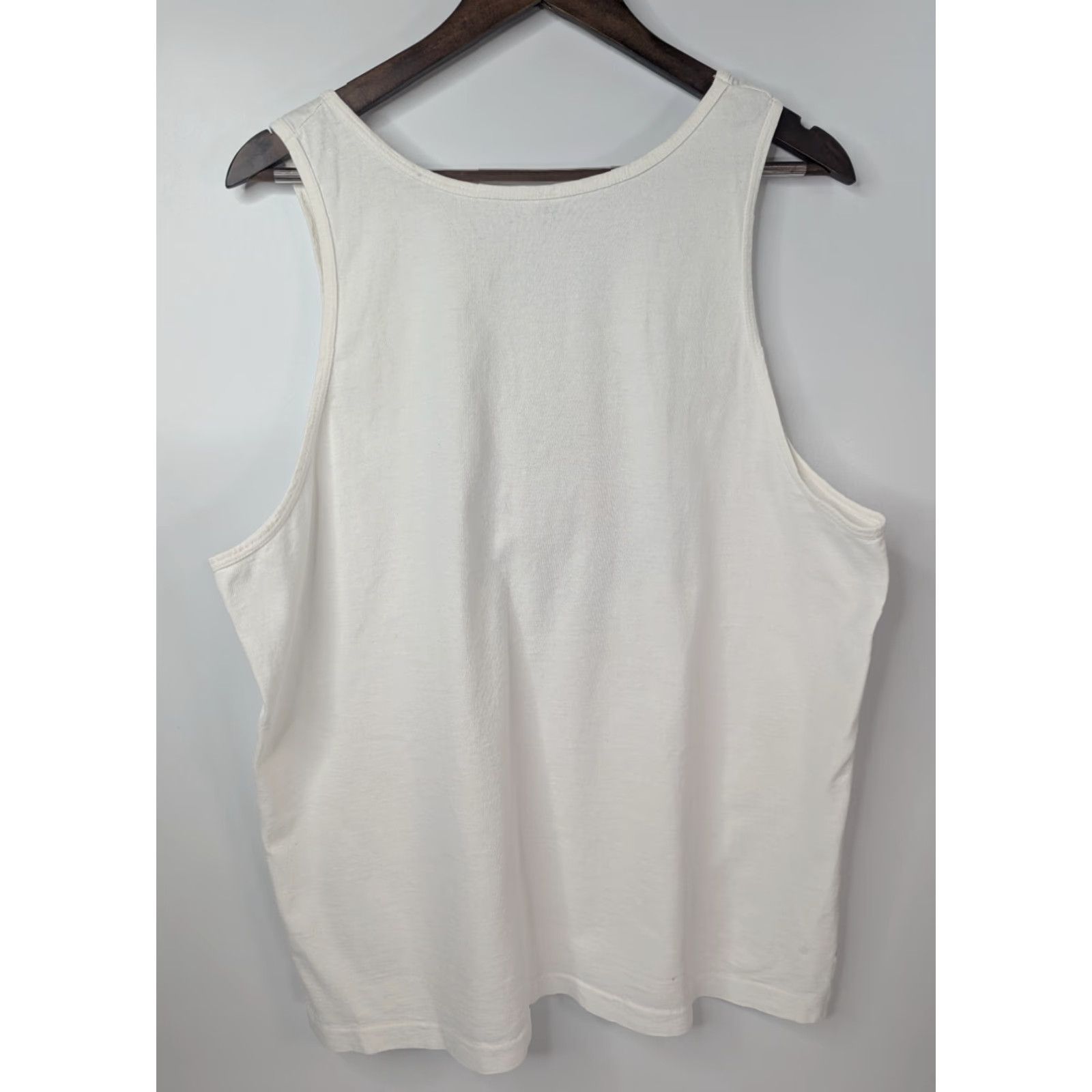 Fruit Of The Loom VINTAGE Fruit Of The Loom Tank Top California Logo White XL Mens Size US XL / EU 56 / 4 - 4 Thumbnail