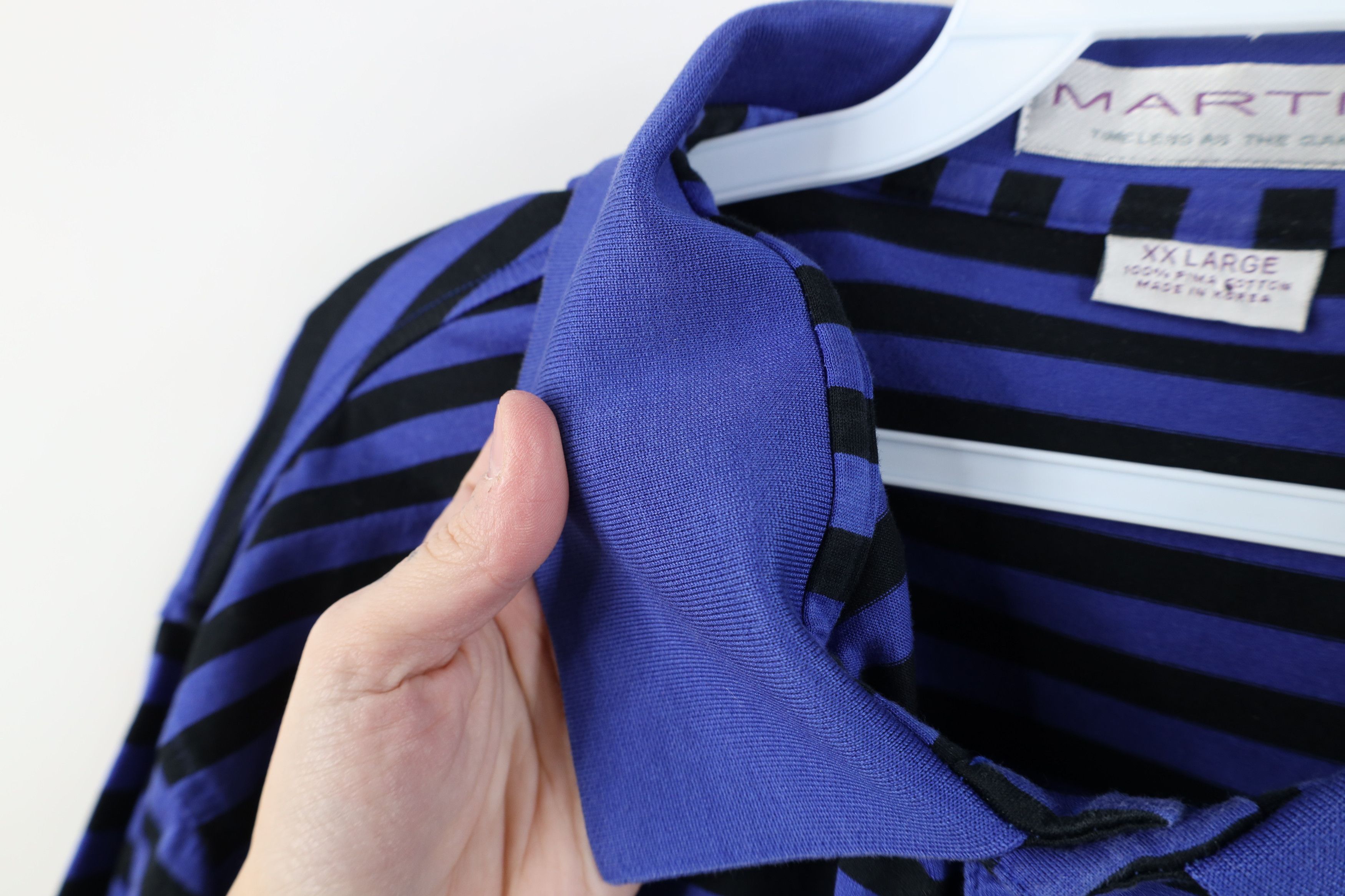 Vintage Vintage 90s Y2K Valley Golf Club Collared Polo Shirt Blue Size US XXL / EU 58 / 5 - 6 Thumbnail