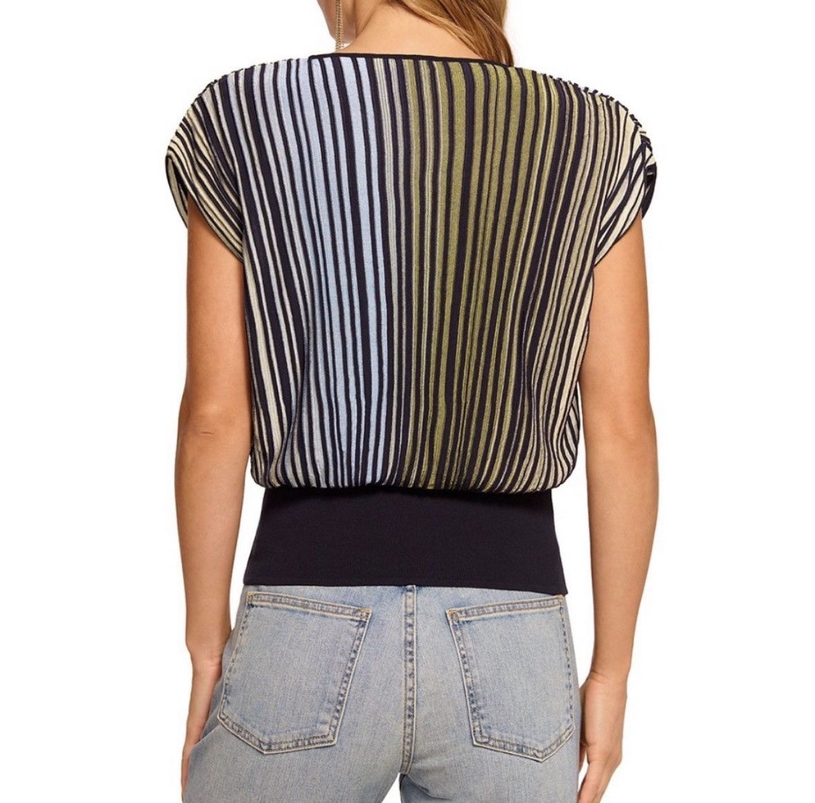 Ramy Brook NWT Ramy Brook Vanessa Ombré Stripe Top Size Small Size S / US 4 / IT 40 - 2 Thumbnail