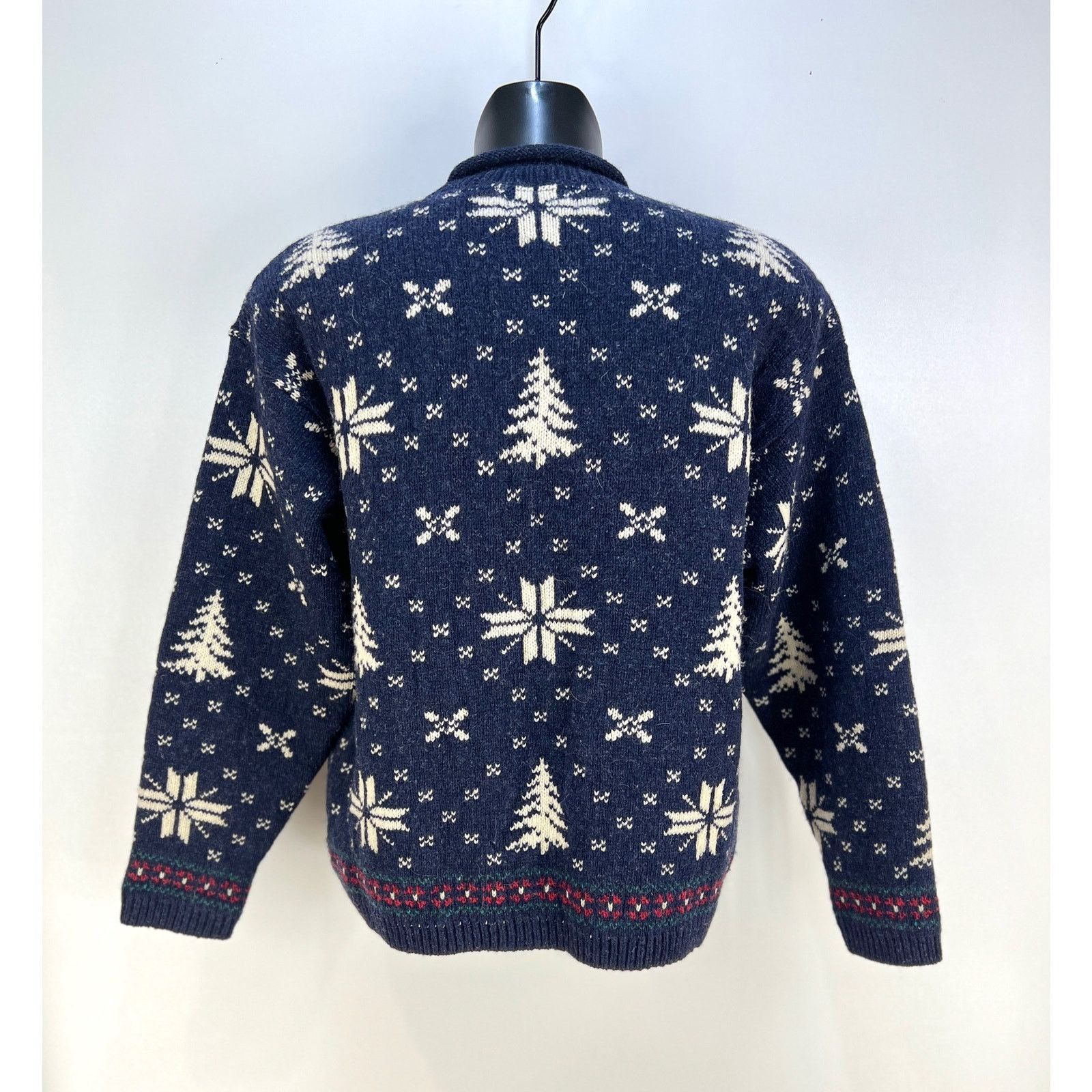 Vintage Vintage Wool North Country Outfitters Blue Winter Motifs Size US XL / EU 56 / 4 - 6 Thumbnail