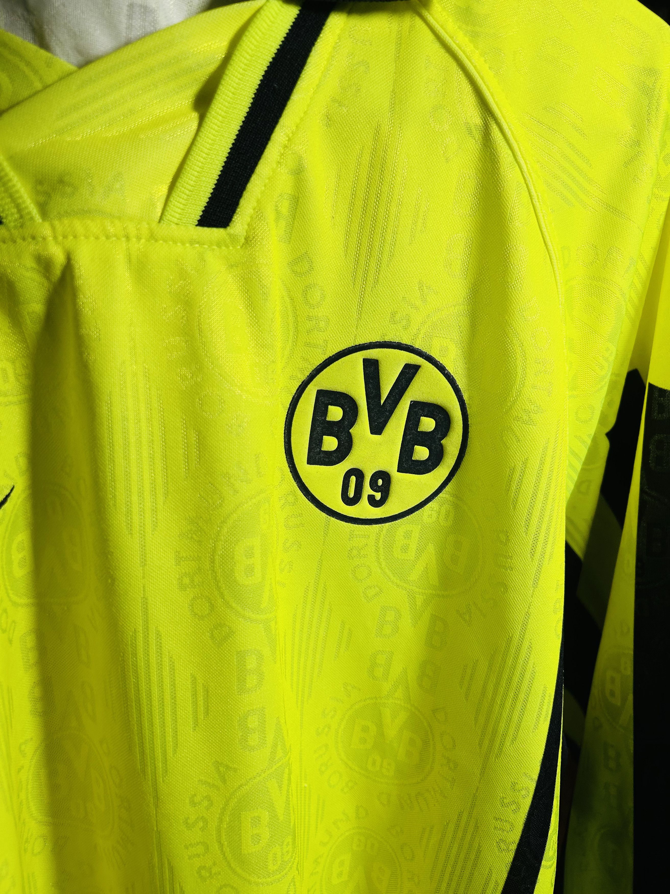 Nike Bvb 1996/97 Home Player Spec Jersey Size US XL / EU 56 / 4 - 3 Thumbnail