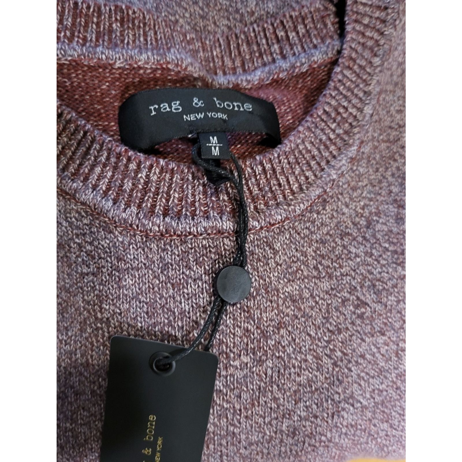& Other Stories Rag & Bone Men's Maroon Dexter Sweater M Designer $298 NWT Size US M / EU 48-50 / 2 - 6 Thumbnail