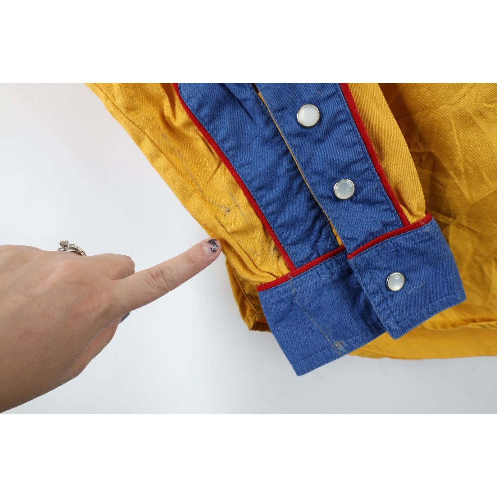Dickies × Vintage Vintage Dickies Distressed Western Pearl Snap Button Shirt Size US M / EU 48-50 / 2 - 6 Thumbnail