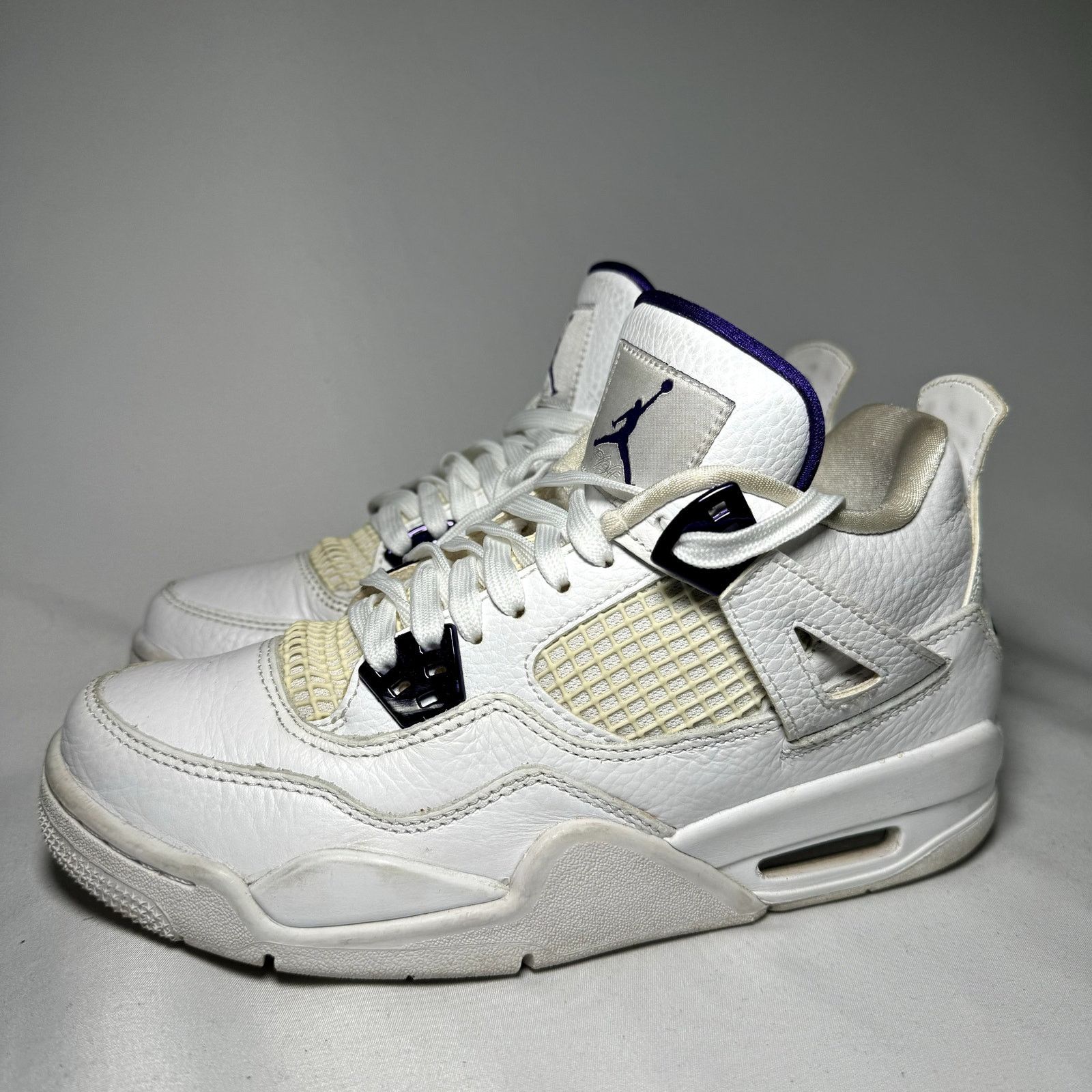 Jordan Brand × Nike Size 6 - Air Jordan 4 Retro GS Purple Metallic Men's Shoes Size US 6 / EU 39 - 8 Thumbnail