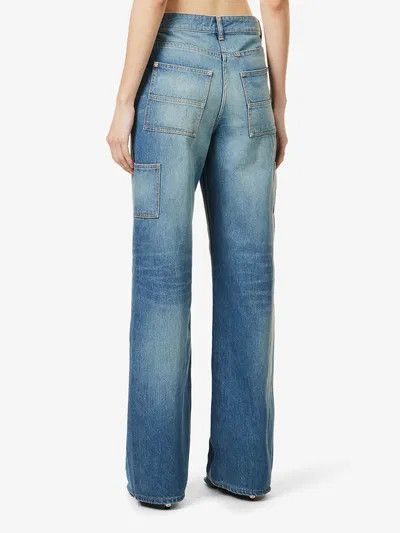 Givenchy o1y0925 Denim Pant in Blue Size 31" - 4 Thumbnail