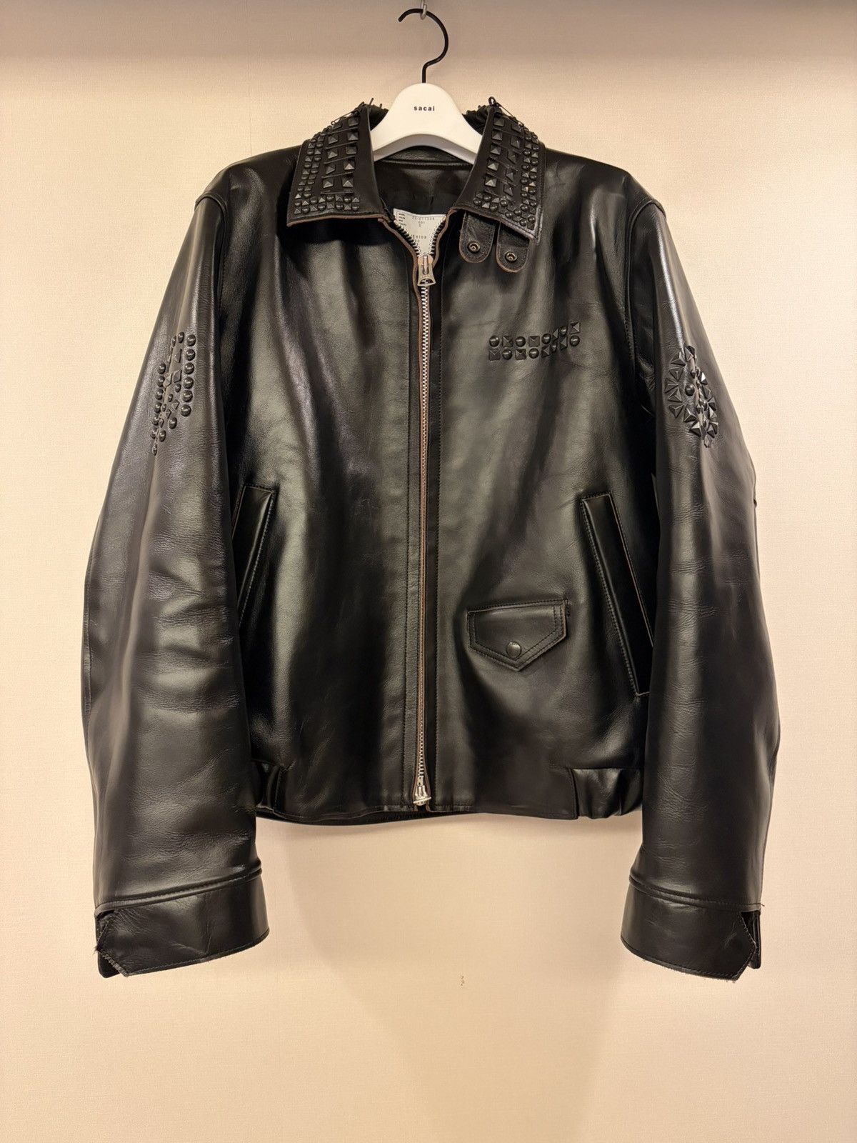 Sacai sacai Studded Leather Jacket – Ultra Limited Size 3 Size US L / EU 52-54 / 3 - 5 Thumbnail