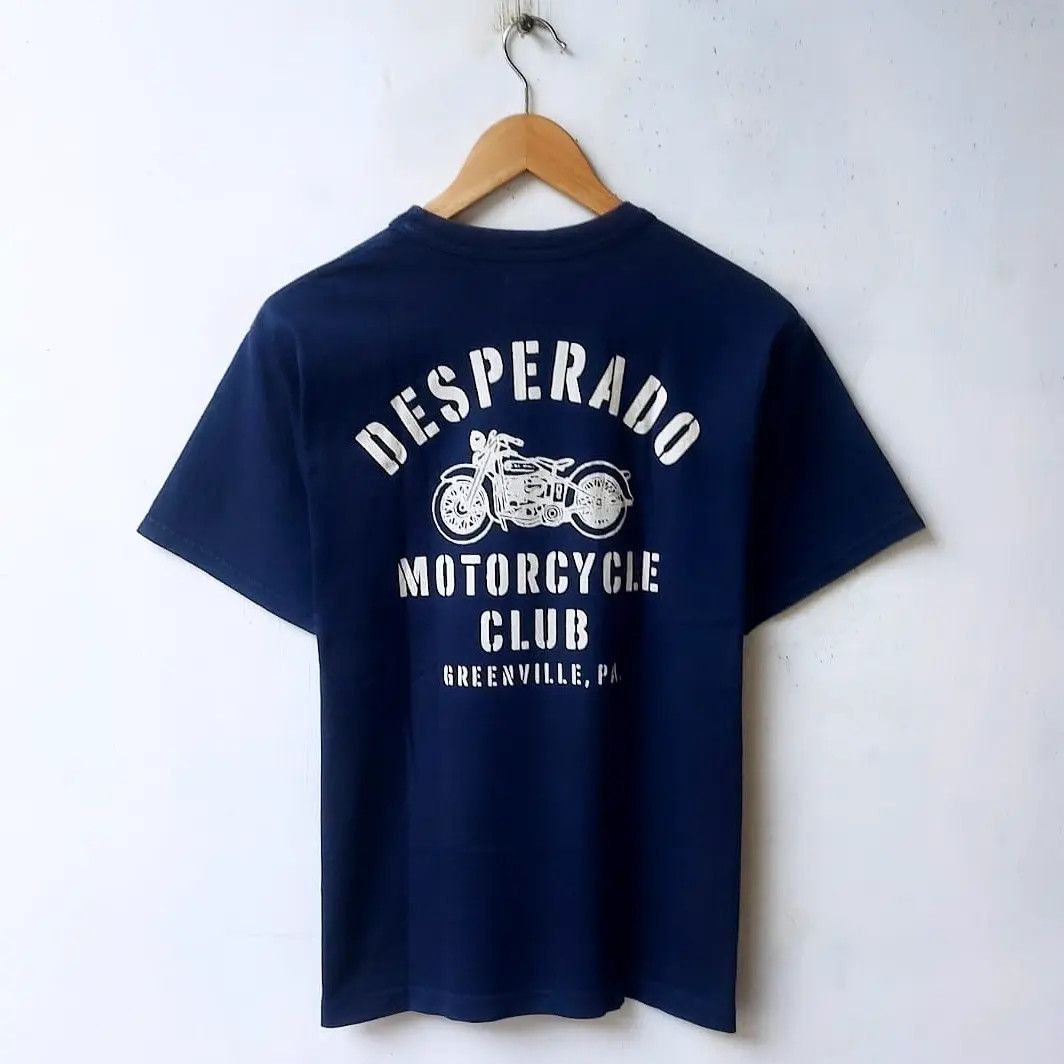 Japanese Brand × The Real McCoy's × Vintage McCoys Desperado Motorcycle Club Tshirt Size US S / EU 44-46 / 1 - 1 Thumbnail