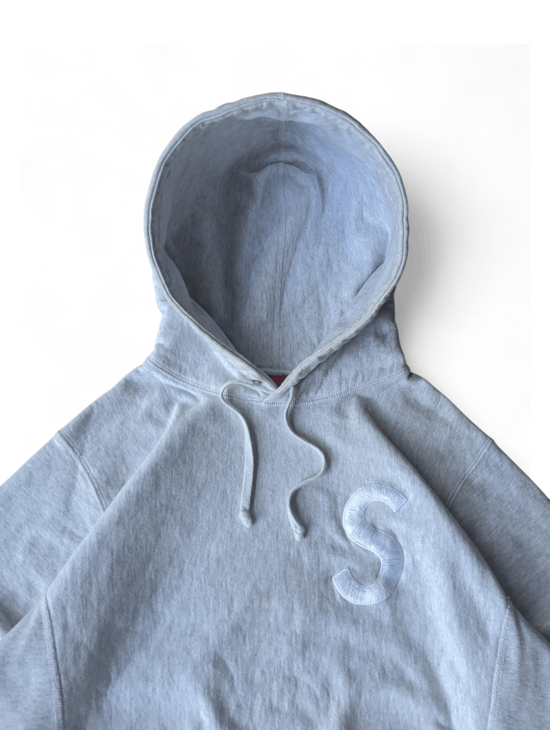Supreme Supreme S Logo Hoodie Heather Grey Size US M / EU 48-50 / 2 - 3 Thumbnail