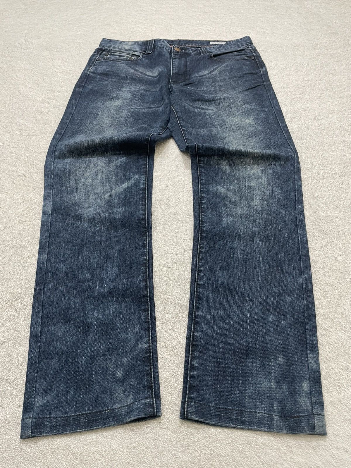 Hysteric Glamour 2000s Vintage Acid Washed Blue Denim Y2K Size US 32 / EU 48 - 1 Thumbnail