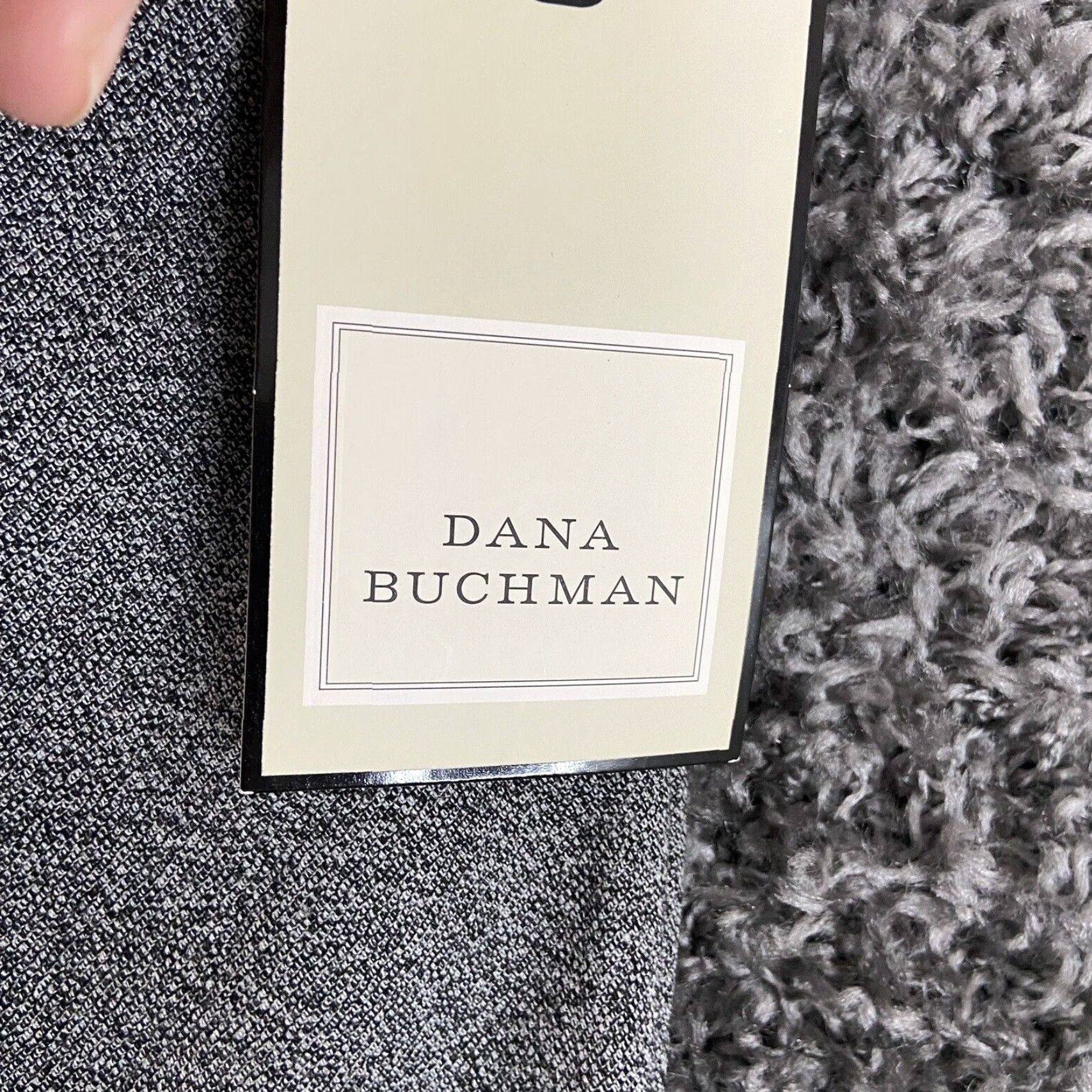 Vintage NEW Dana Buchman Women's Dress Pants Curvy Trouser Size 10 Straight Leg Gray with Pockets Size 32" / US 10 / IT 46 - 5 Thumbnail