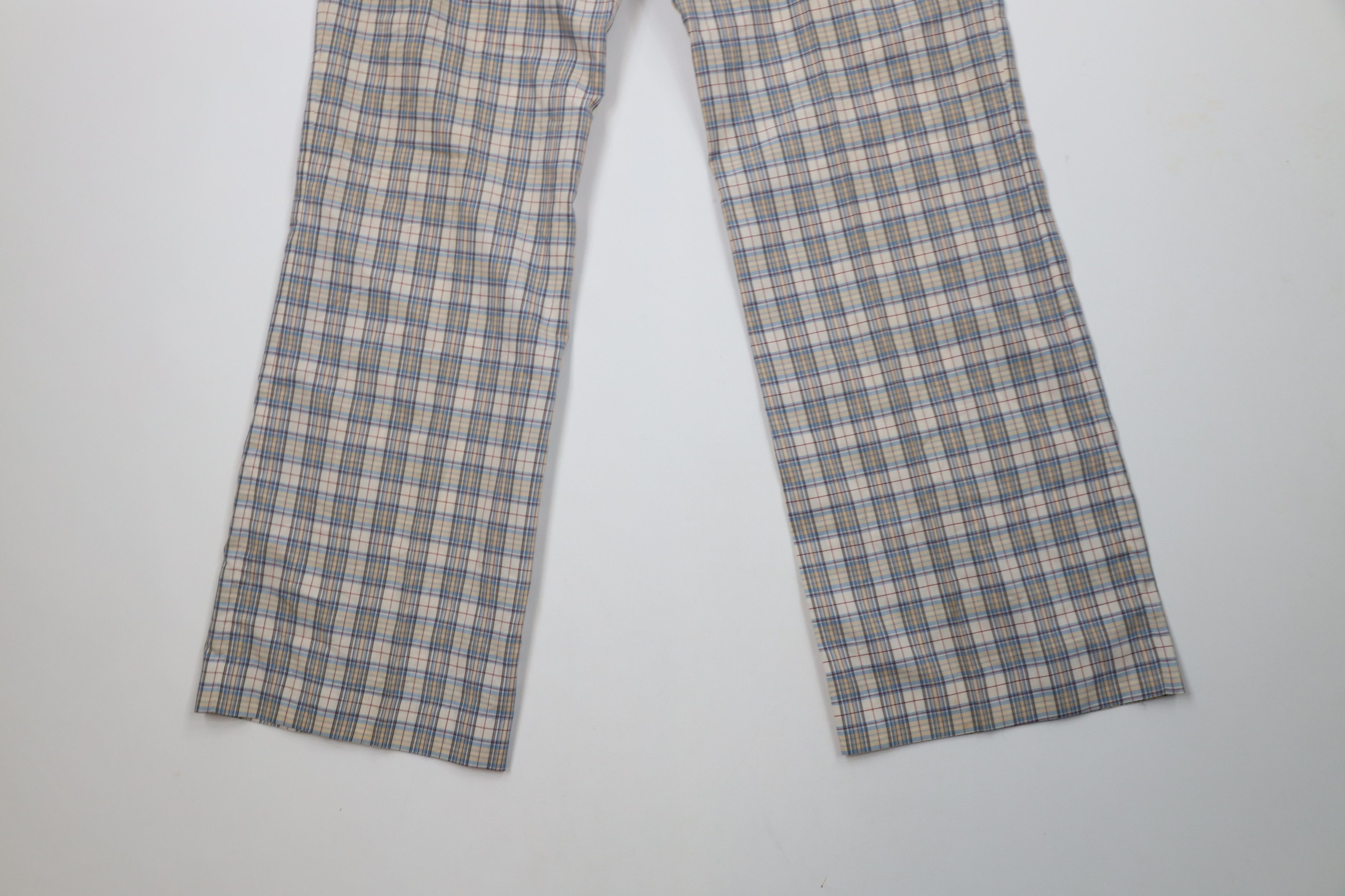 Vintage Vintage 60s 70s Streetwear Bottoms Chino Pants Plaid USA Size US 30 / EU 46 - 14 Thumbnail