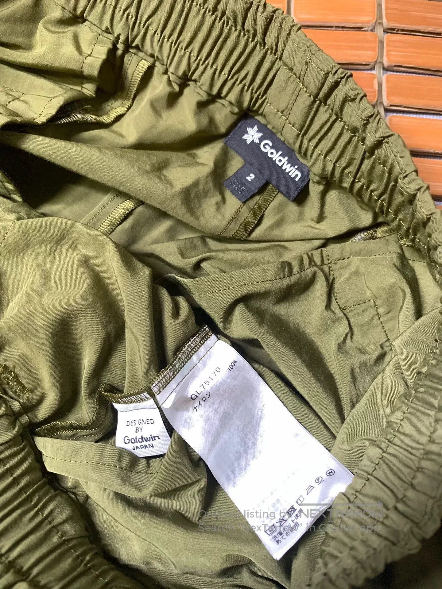 Goldwin Goldwin 25SS Nylon Cargo Pants GL75170. Size US 26 / EU 42 - 7 Thumbnail