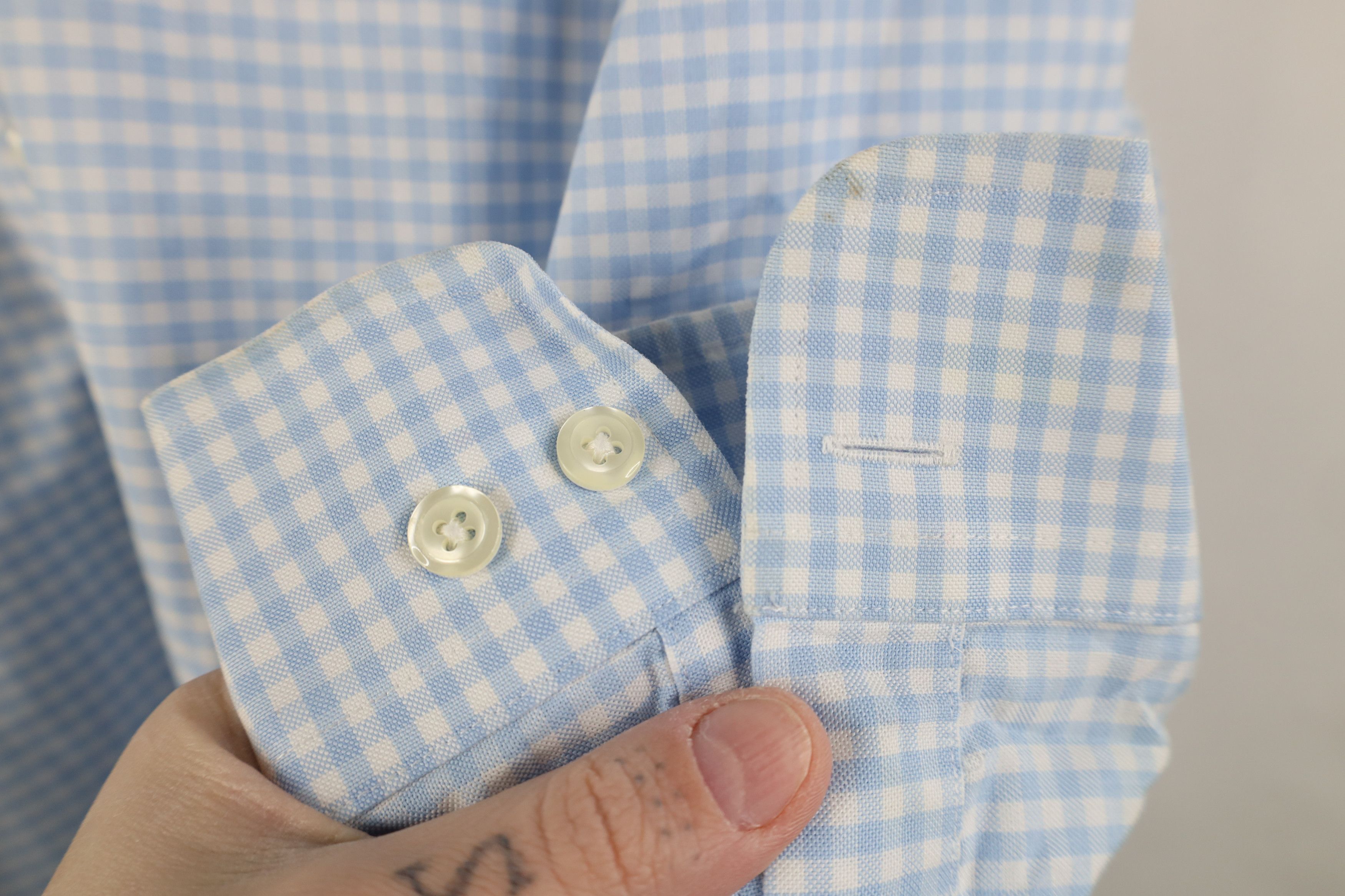 Brooks Brothers Vintage Brooks Brothers Gingham Plaid Button Down Shirt OCBD Size US XL / EU 56 / 4 - 6 Thumbnail