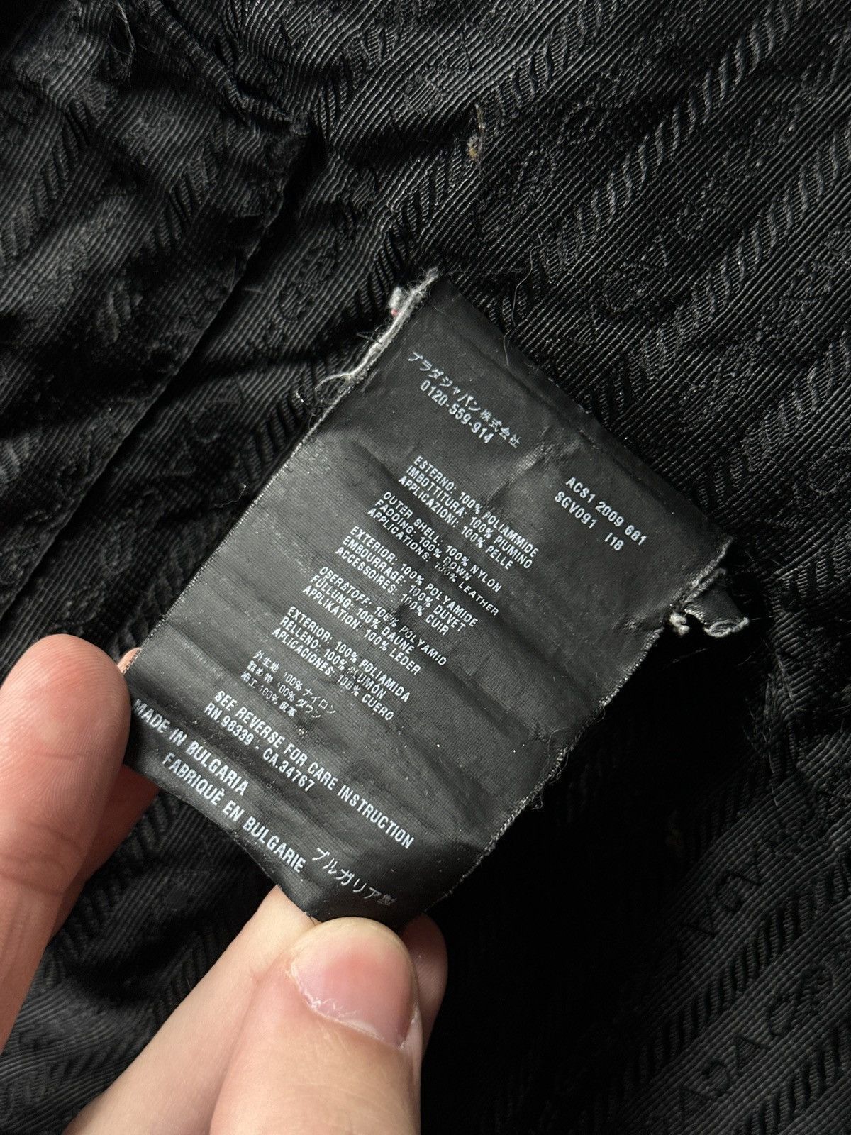 Prada Vintage Prada Gabardine Mainline Nylon Puffer Down Jacket Size US M / EU 48-50 / 2 - 17 Thumbnail