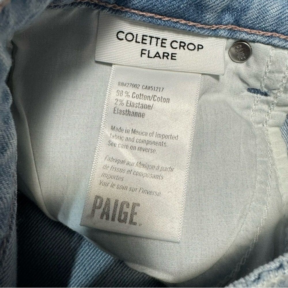 Other NWT New Paige Colette Crop Flare Jeans Size US 28 / EU 44 - 6 Thumbnail